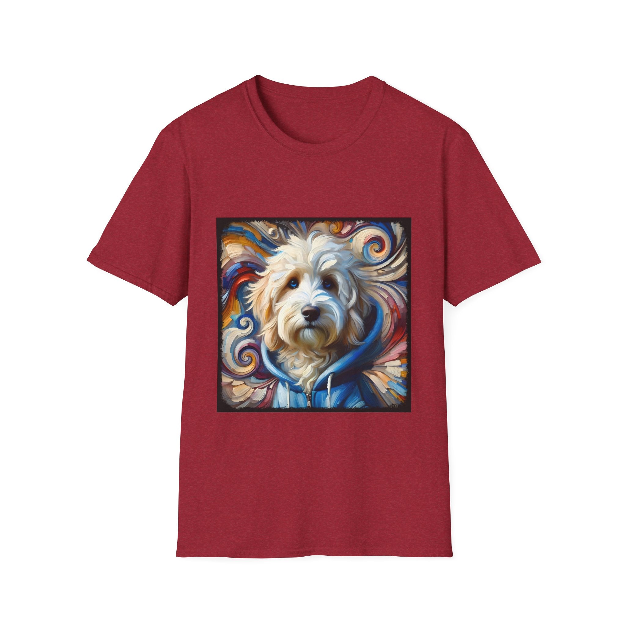 Sheepadoodle Blue Hoodie Swirl | Unisex Dog T-Shirt