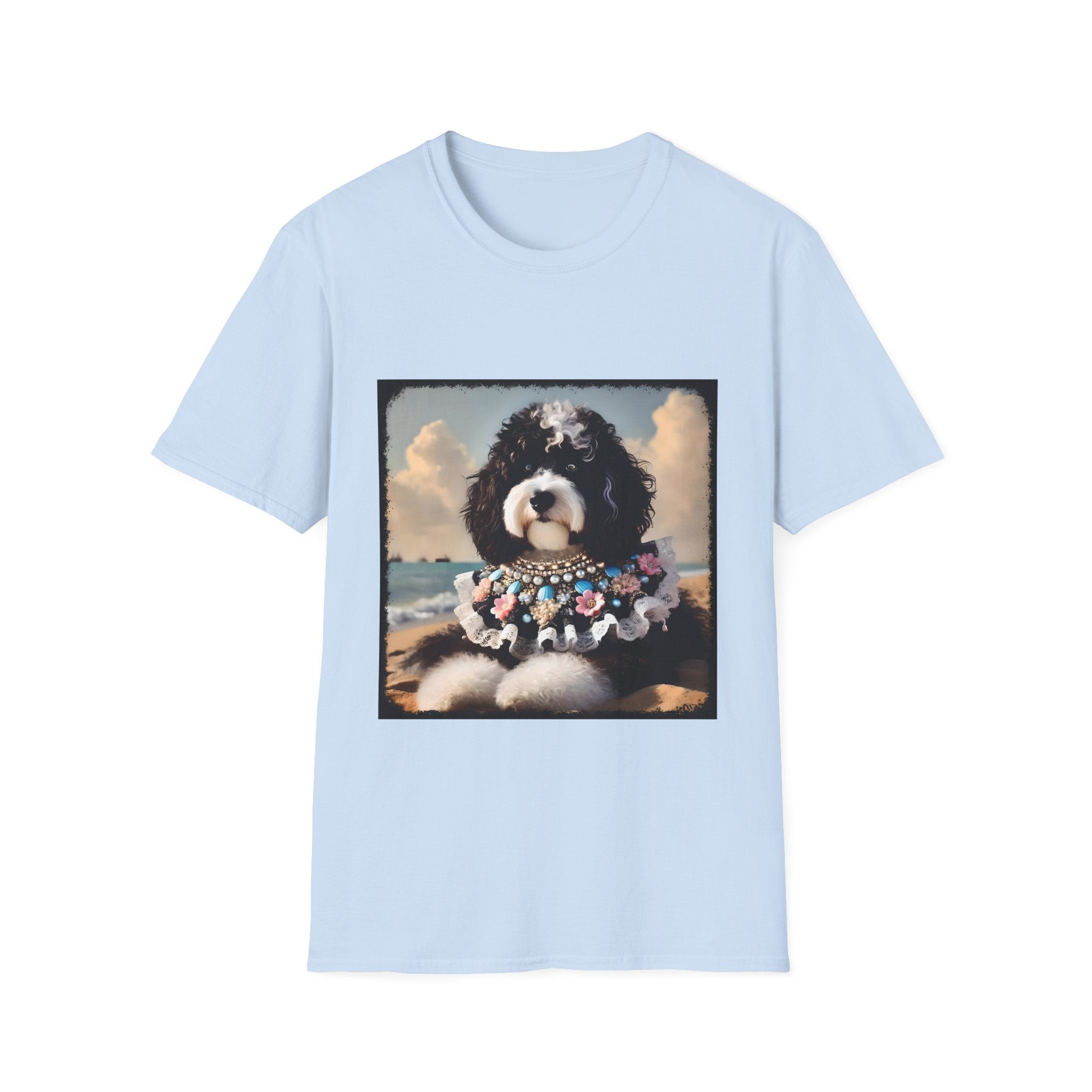Aussiedoodle Seashell Siren | Unisex Dog T-Shirt