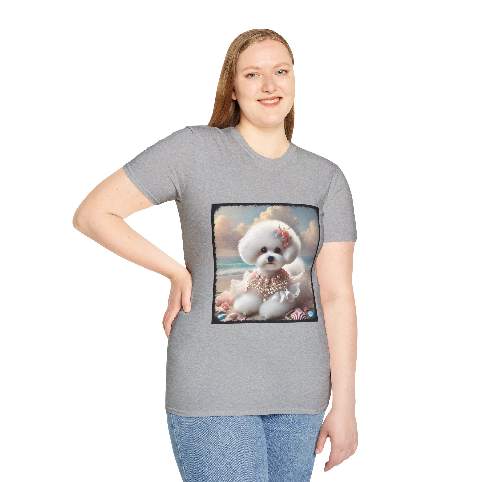 Bichon Frise Beach Beauty | Unisex Dog T-Shirt