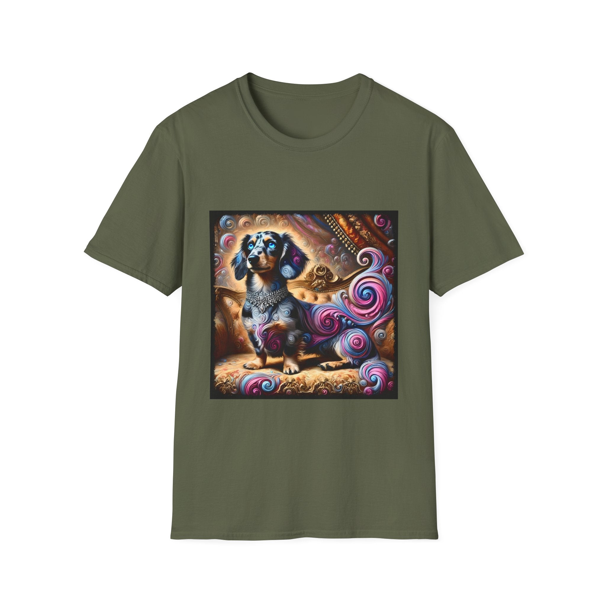 Dachshund Royal Swirl | Unisex Dog T-Shirt