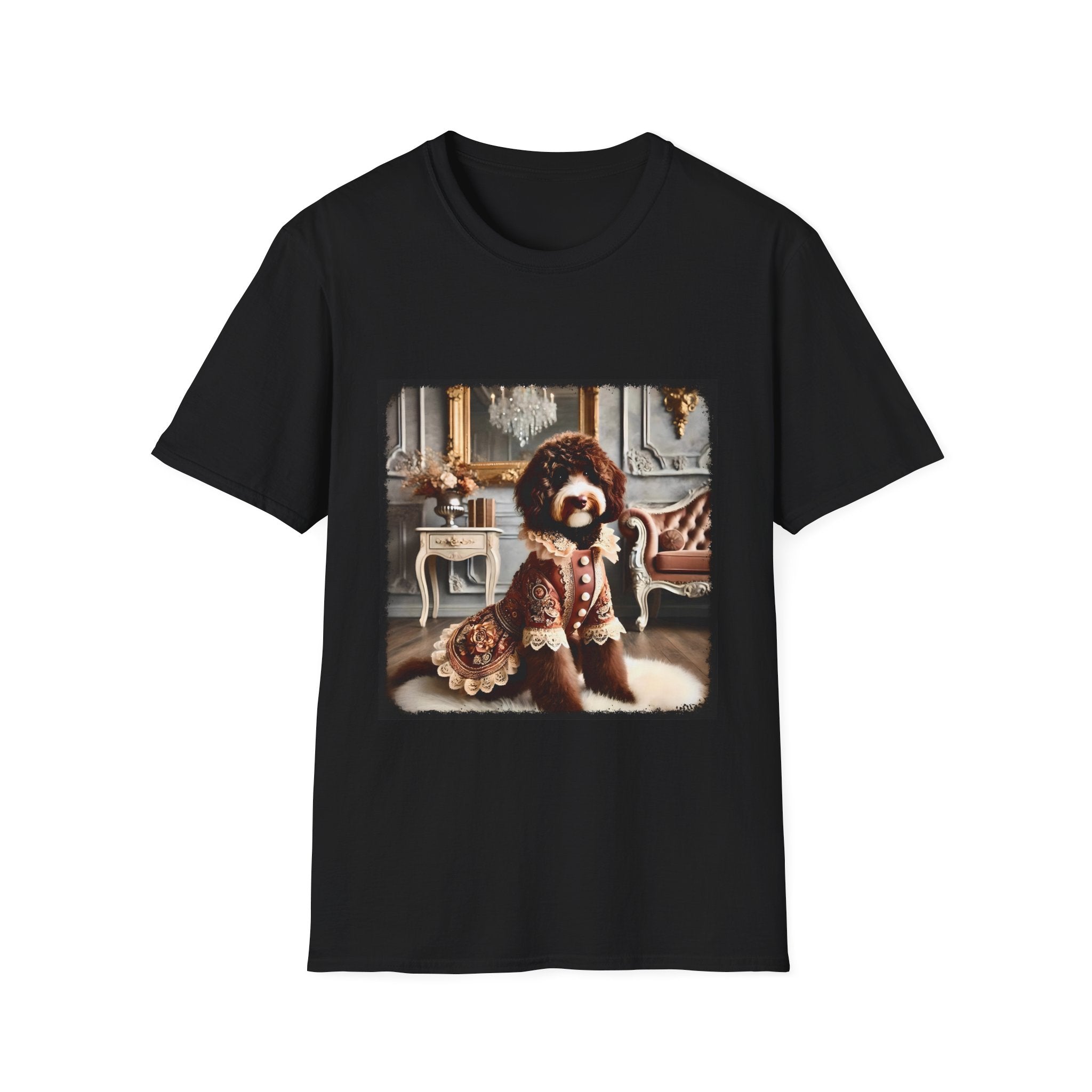 Aussiedoodle Chocolate Posh | Unisex Dog T-Shirt