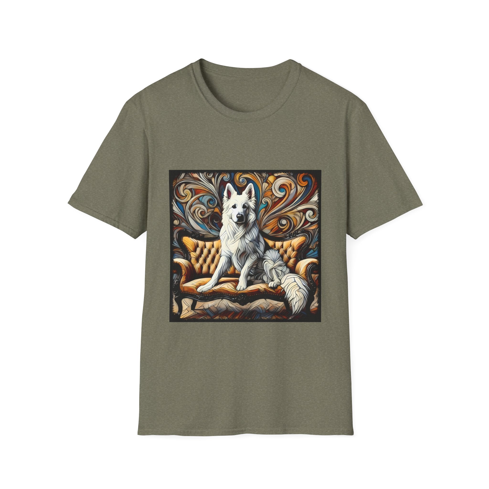 German Shepherd Bold Swirl | Unisex Dog T-Shirt