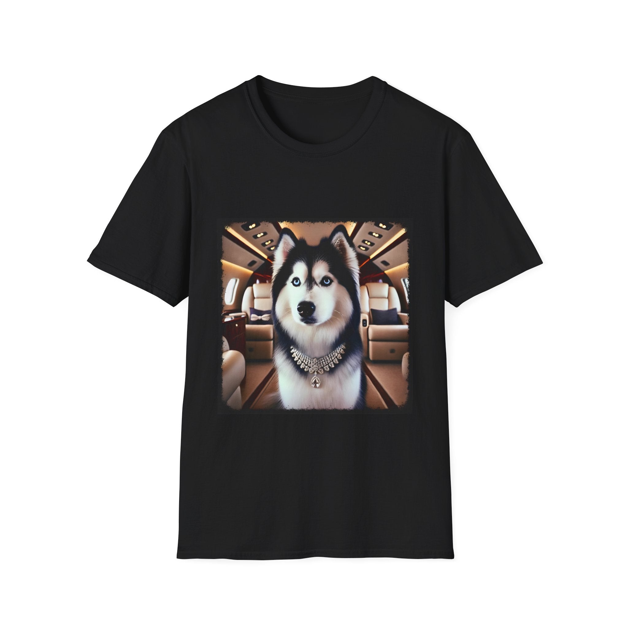 Siberian Husky Frequent Flier | Unisex Dog T-Shirt