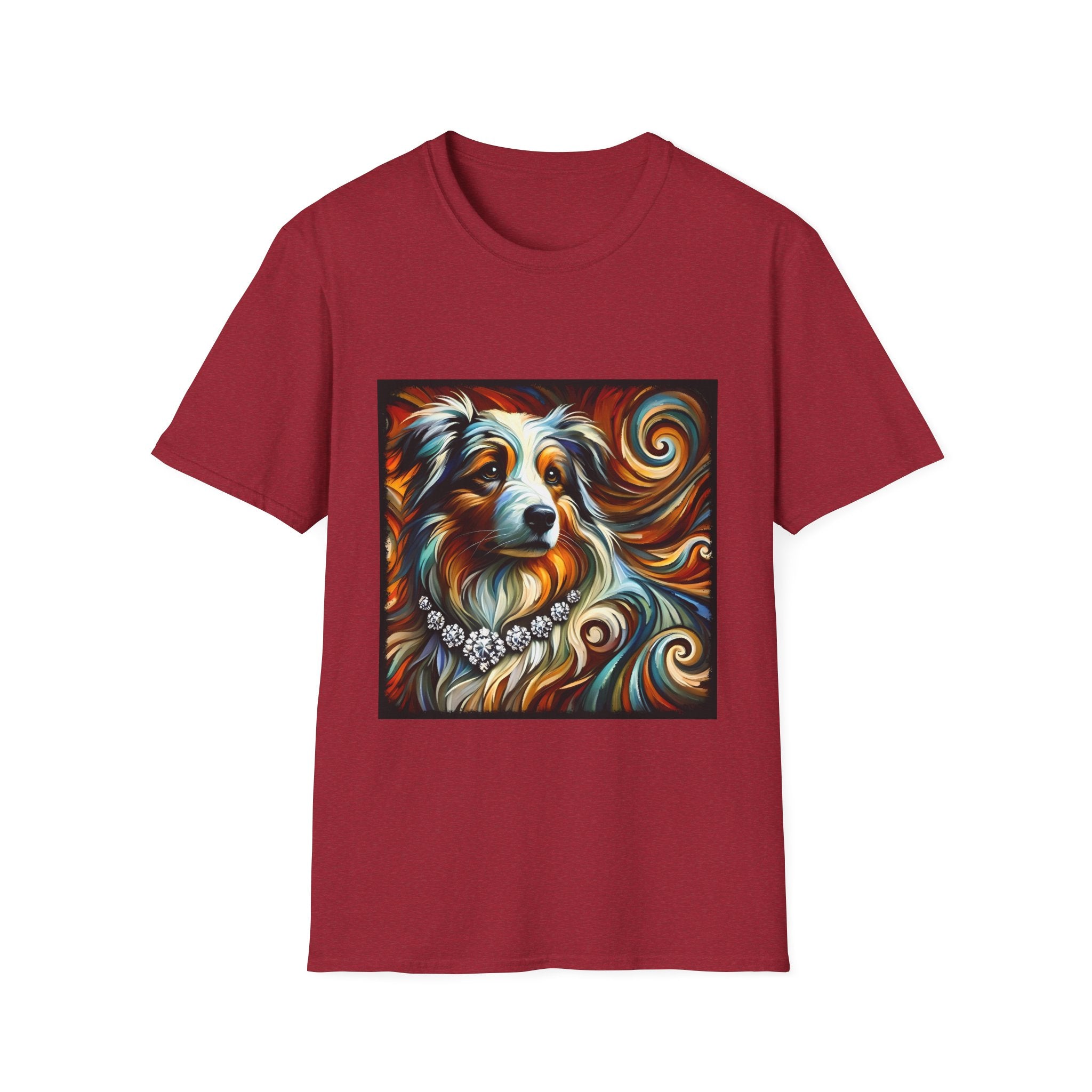 Australian Shepherd Diamond Swirl | Unisex Dog T-Shirt