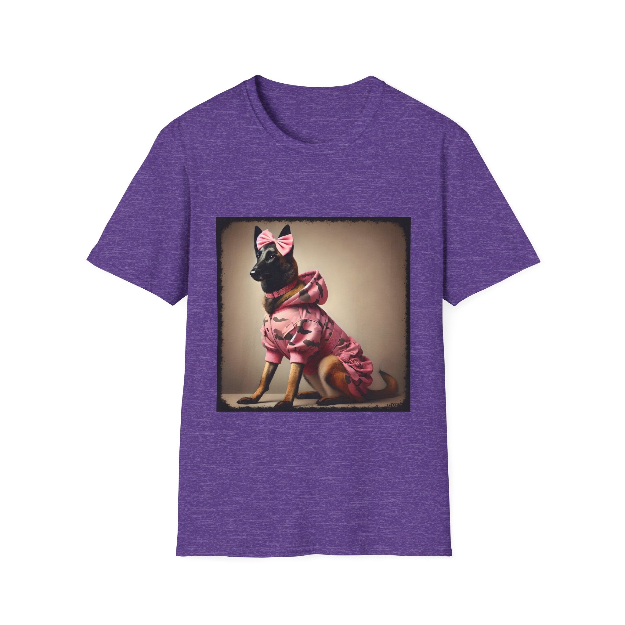 Belgian Malinois Pink Camo Cutie | Unisex Dog T-Shirt