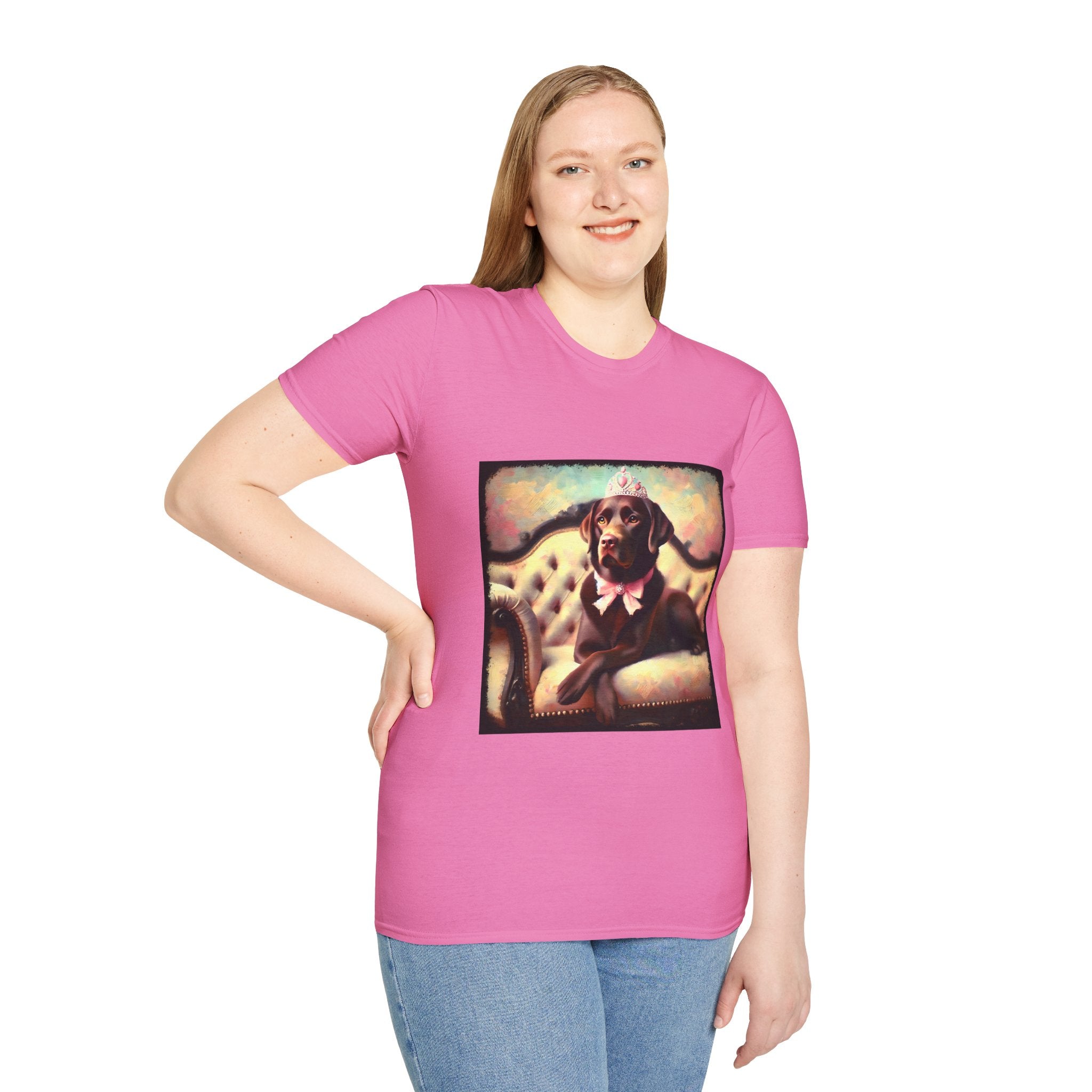 Labrador Retriever Poised Princess Classic | Unisex Dog T-Shirt