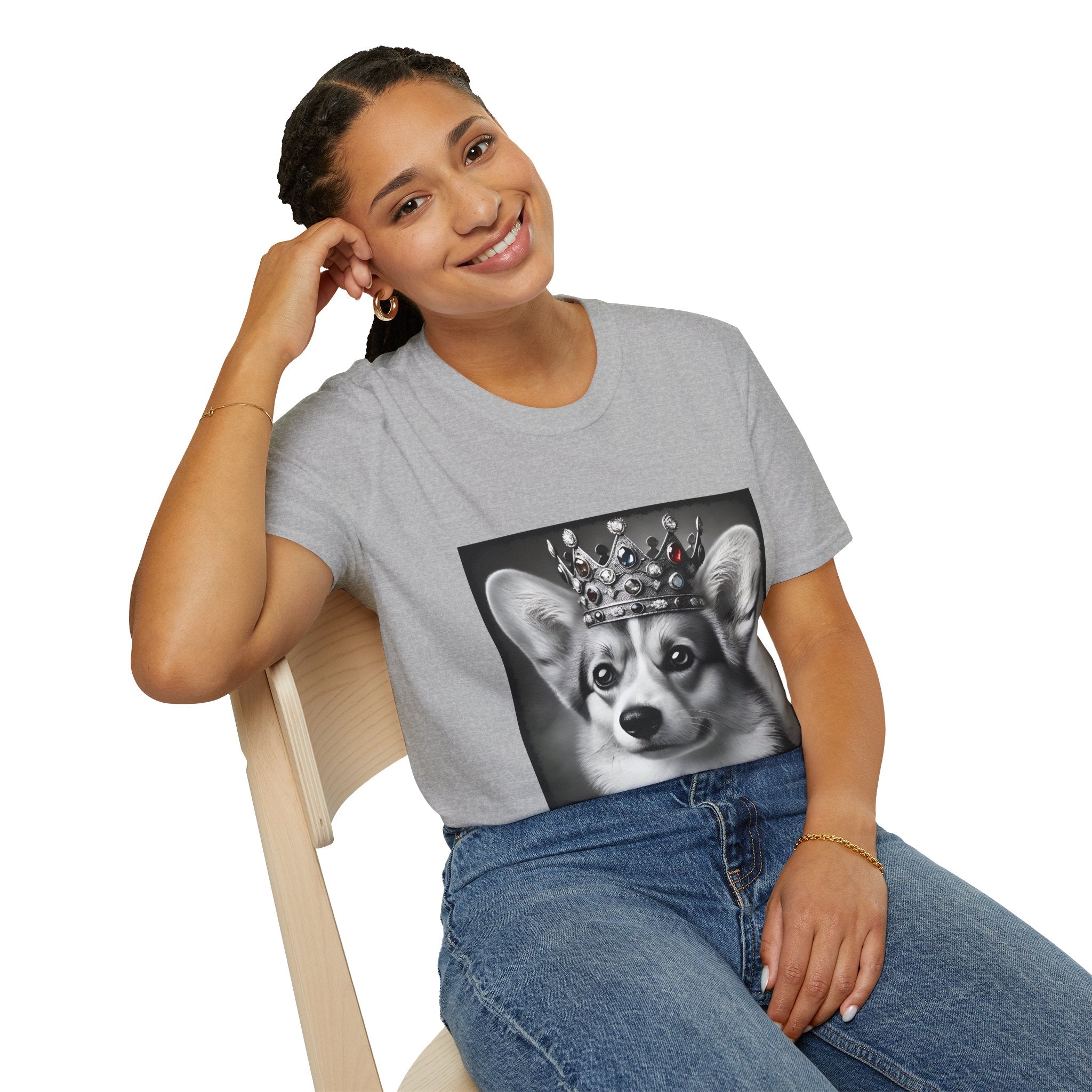 Pembroke Welsh Corgi Royal Bark | Unisex Dog T-Shirt