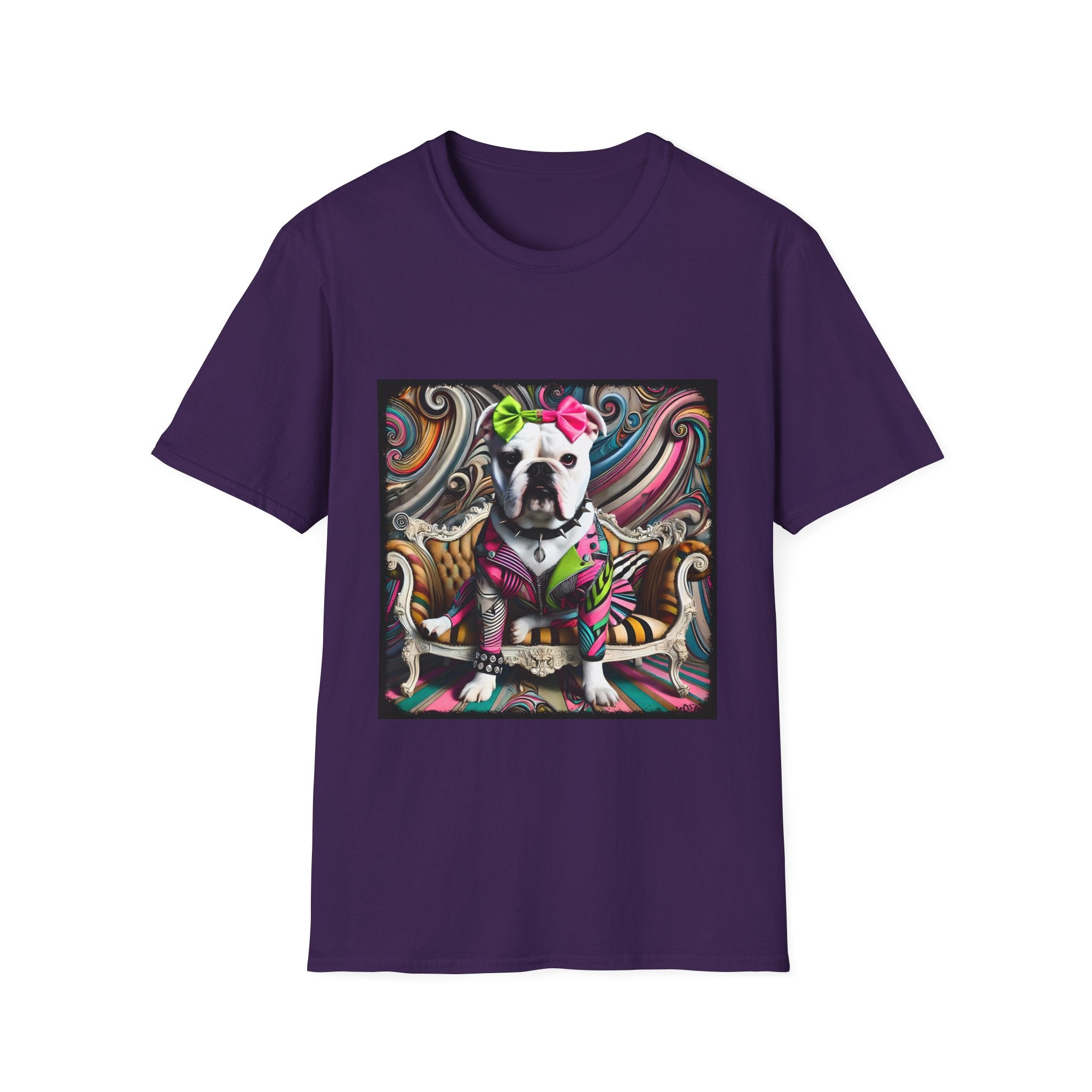 Bulldog Princess Rocker | Unisex Dog T-Shirt