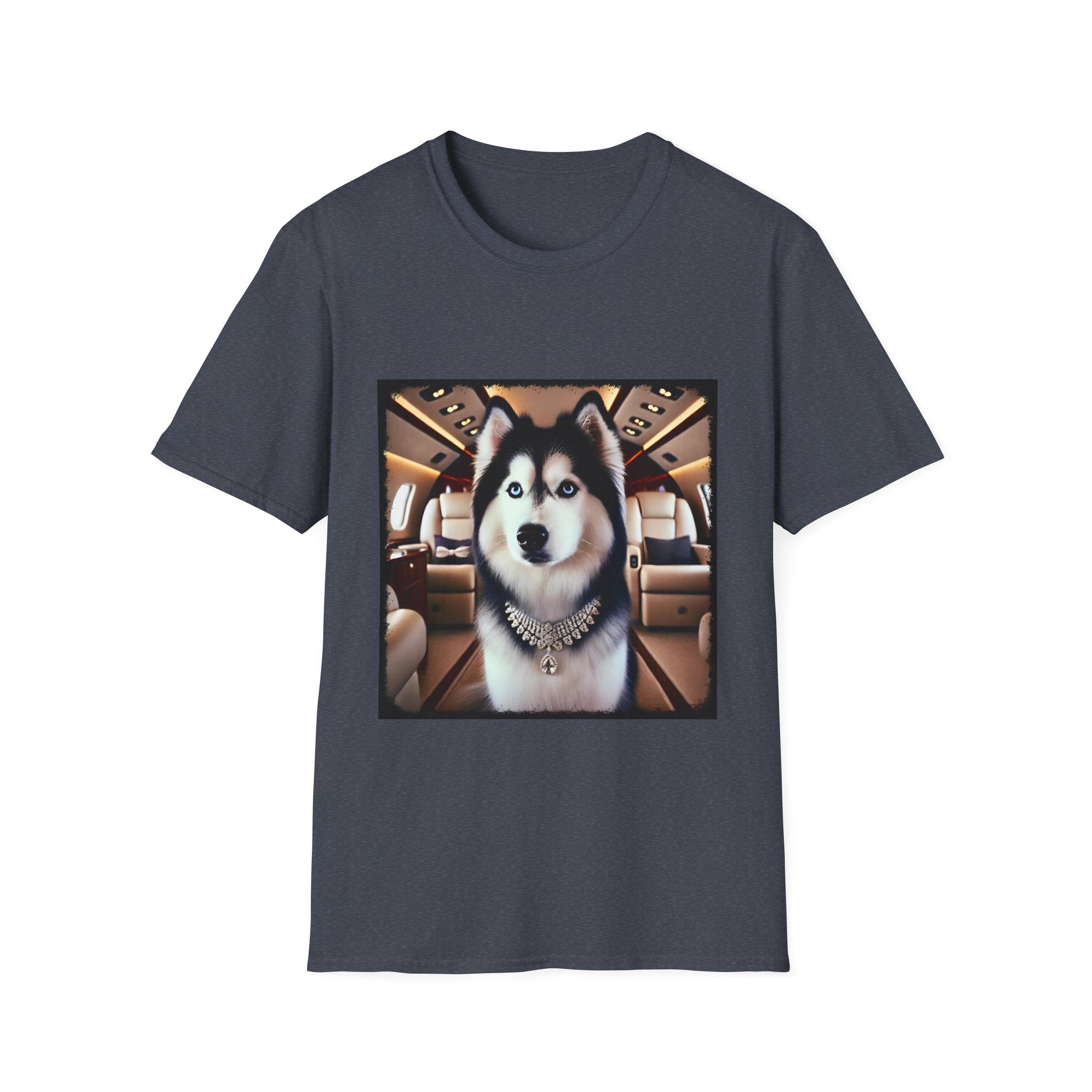 Siberian Husky Frequent Flier | Unisex Dog T-Shirt