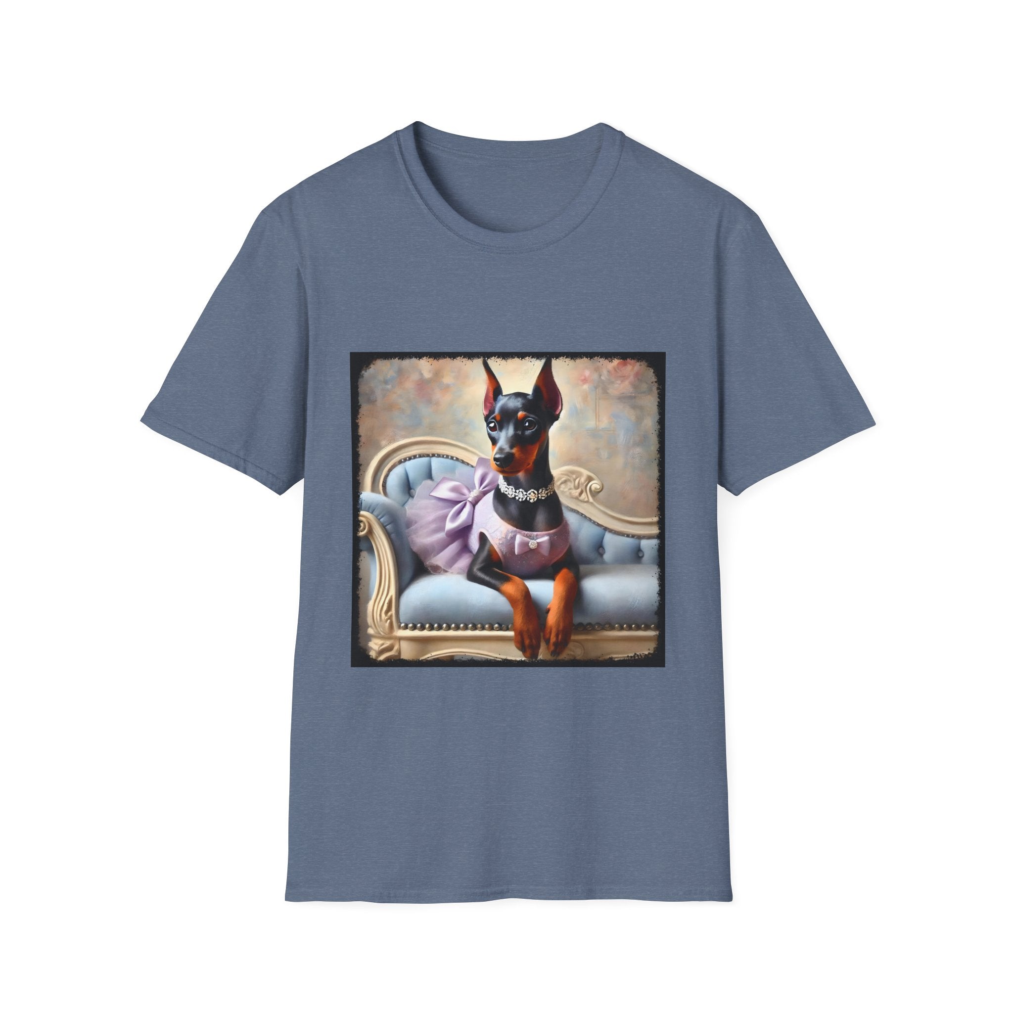 Doberman Pinscher Purple Princess Classic | Unisex Dog T-Shirt