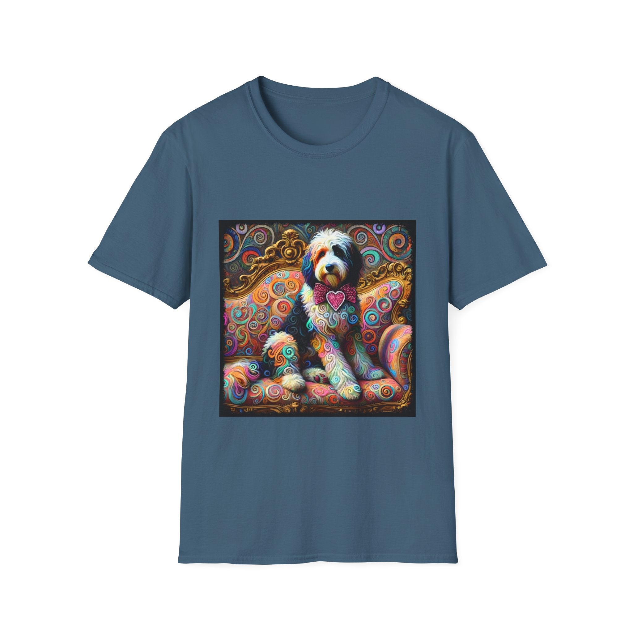 Bernedoodle Love Swirl | Unisex Dog T-Shirt