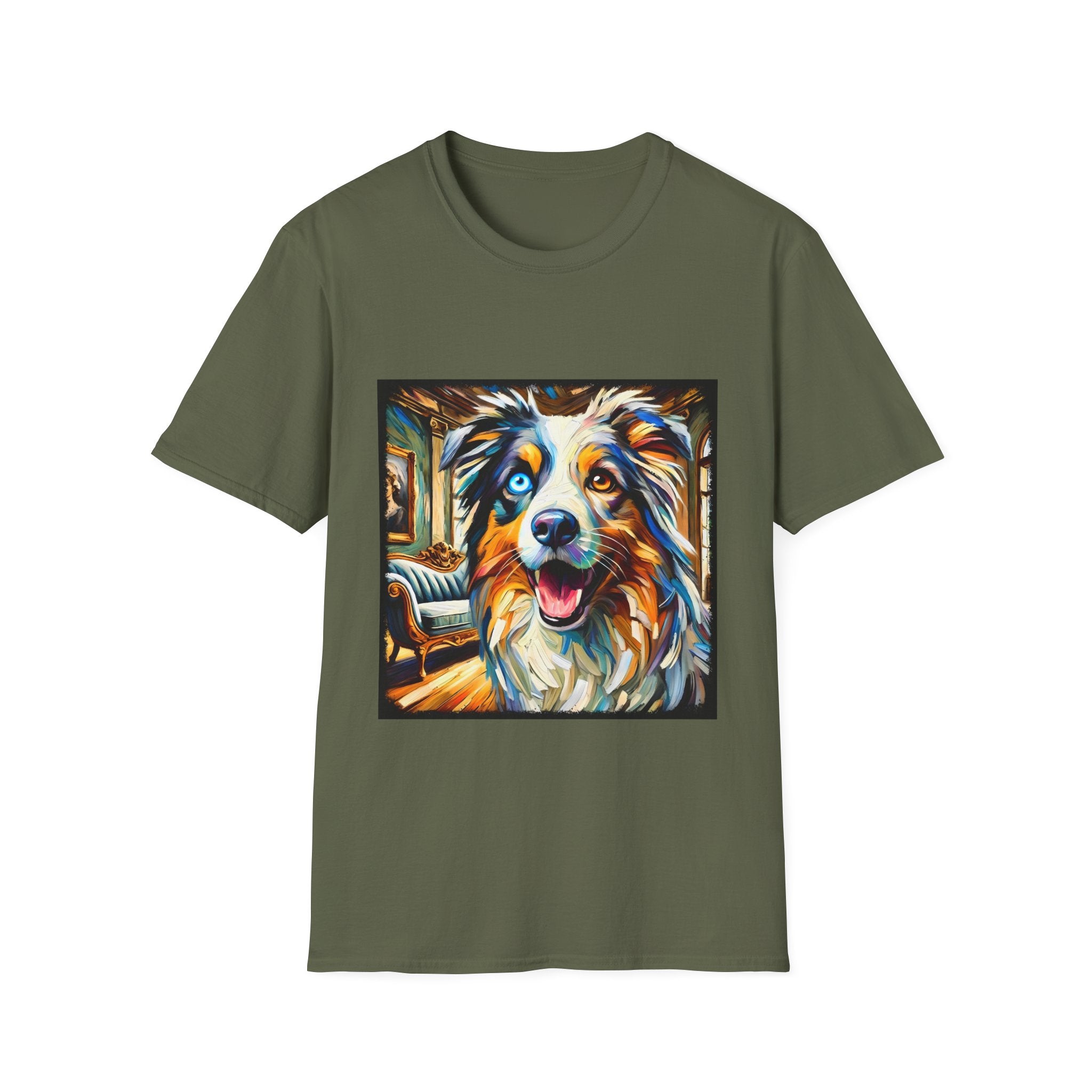Australian Shepherd Blissful Swirl | Unisex Dog T-Shirt