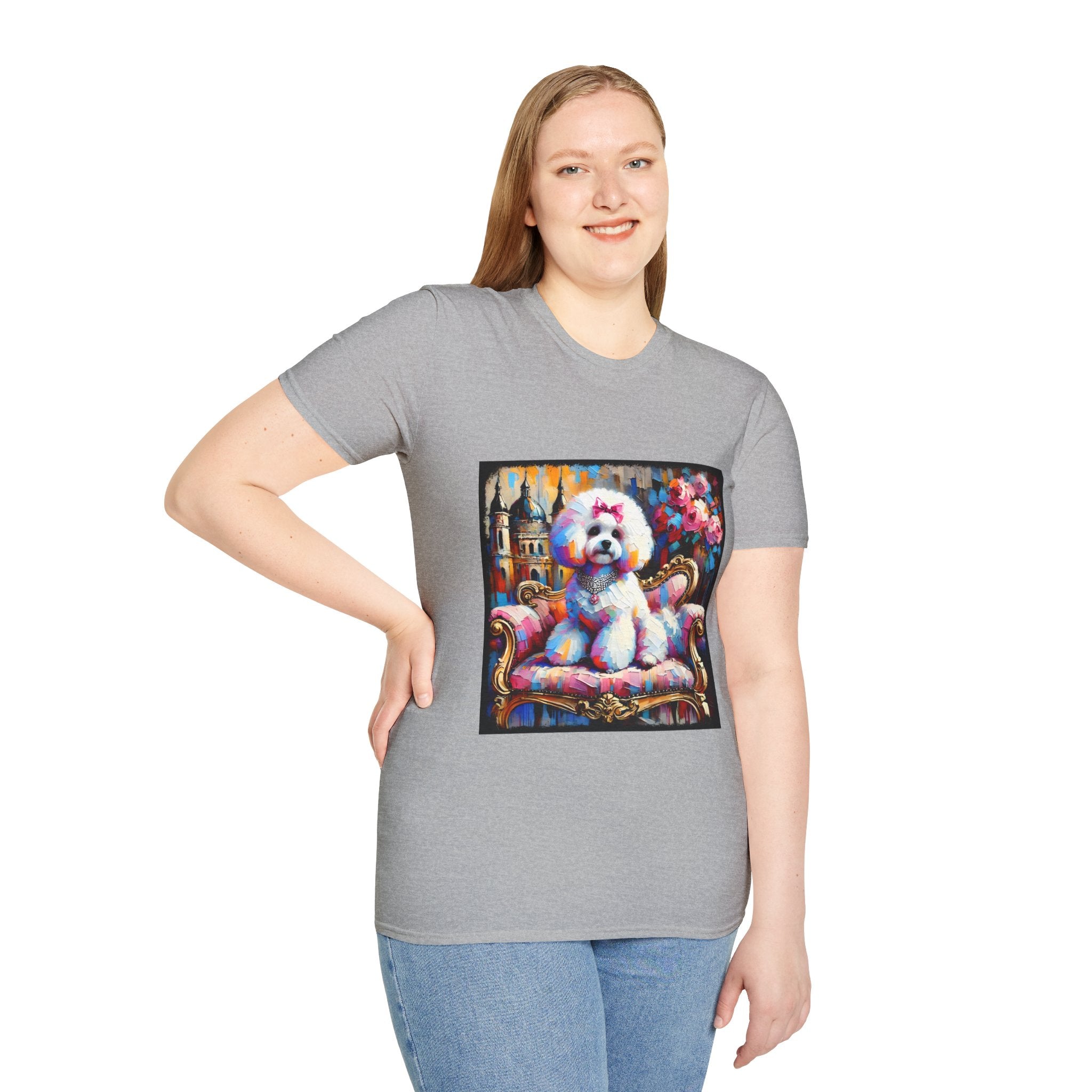 Bichon Frise diamond Princess Classic | Unisex Dog T-Shirt