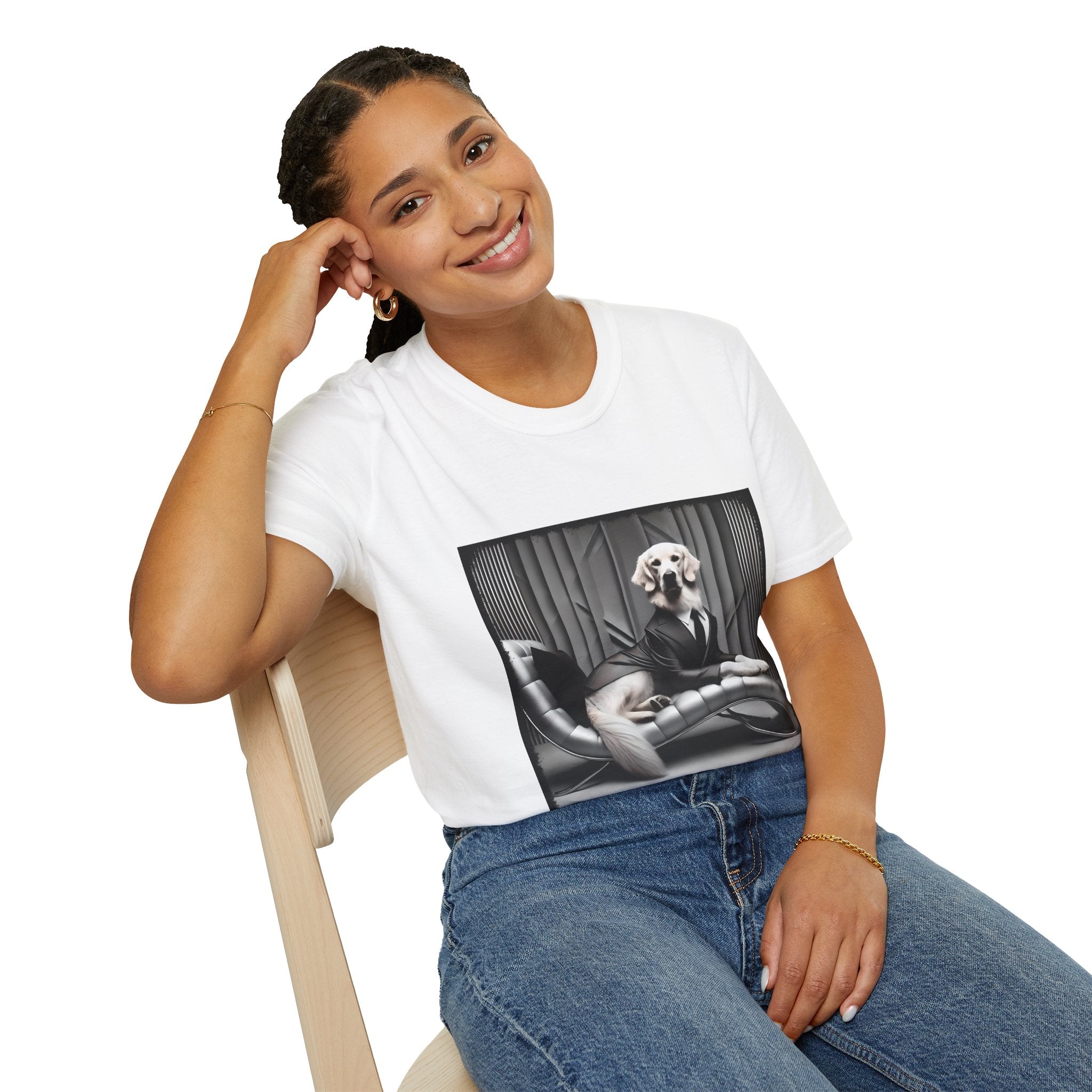 Golden Retriever Aristodude | Unisex Dog T-Shirt