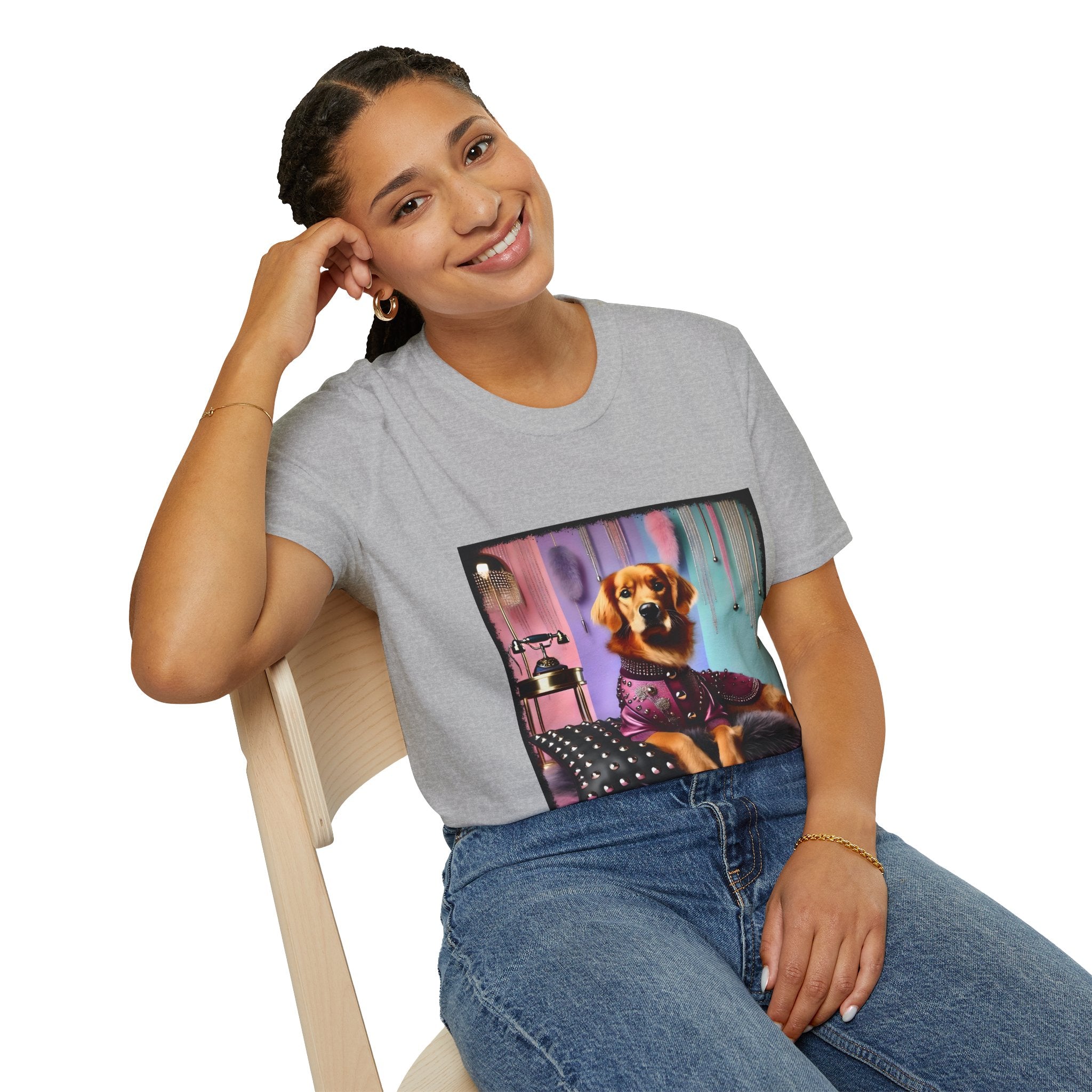 Golden Retriever GenX Icon | Unisex Dog T-Shirt