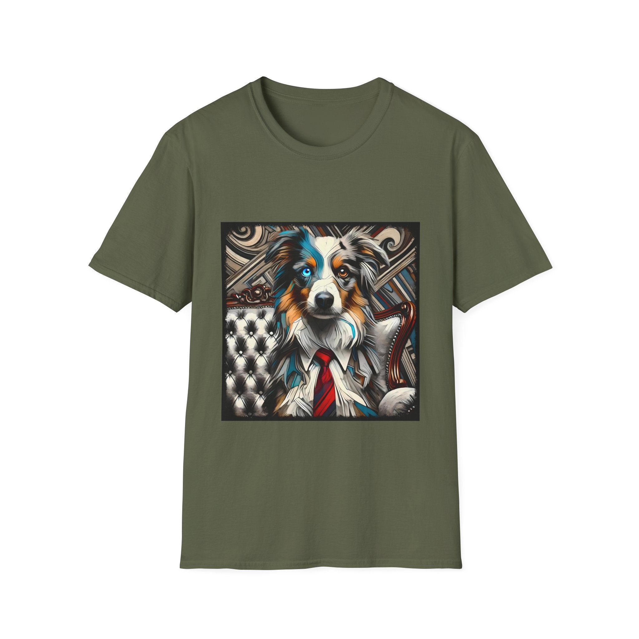 Miniature American Shepherd Bold Gentleman |  Unisex Dog T-Shirt