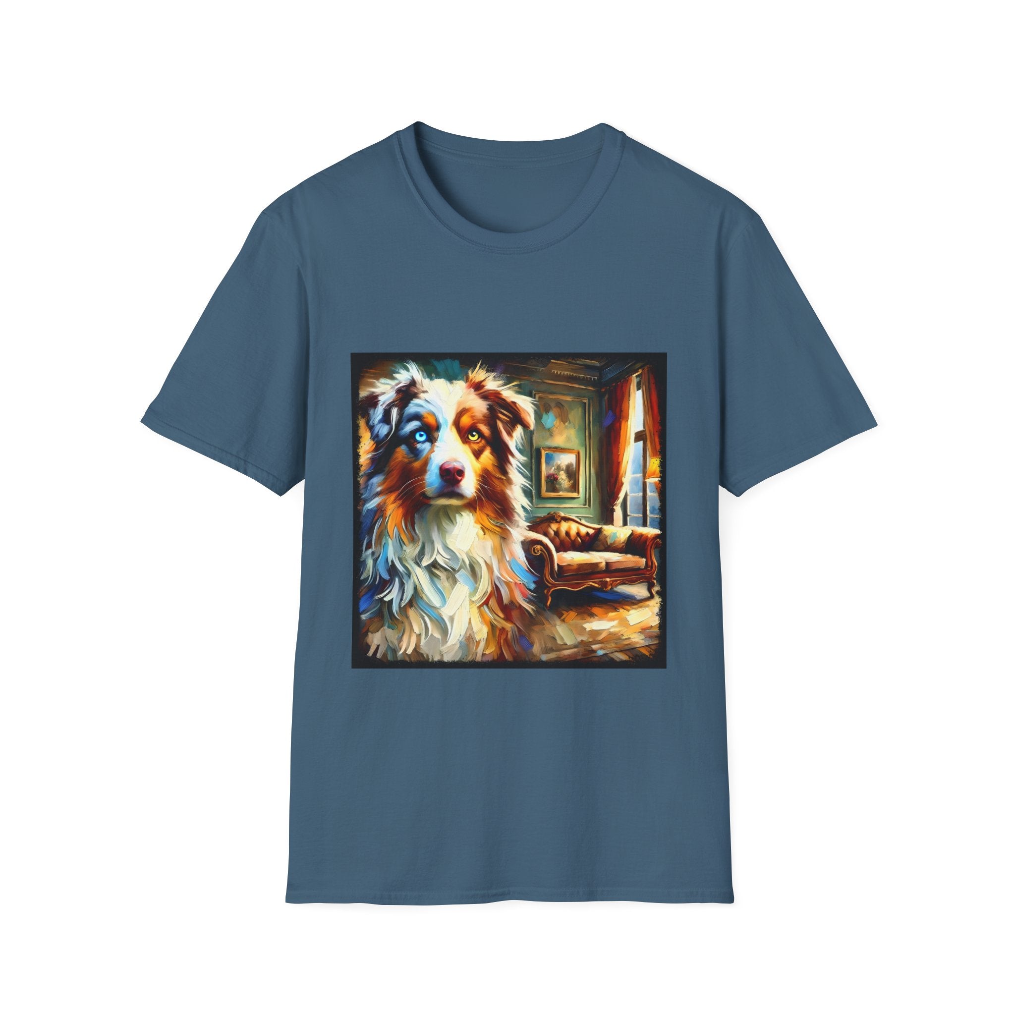 Australian Shepherd Artsy Classic | Unisex Dog T-Shirt