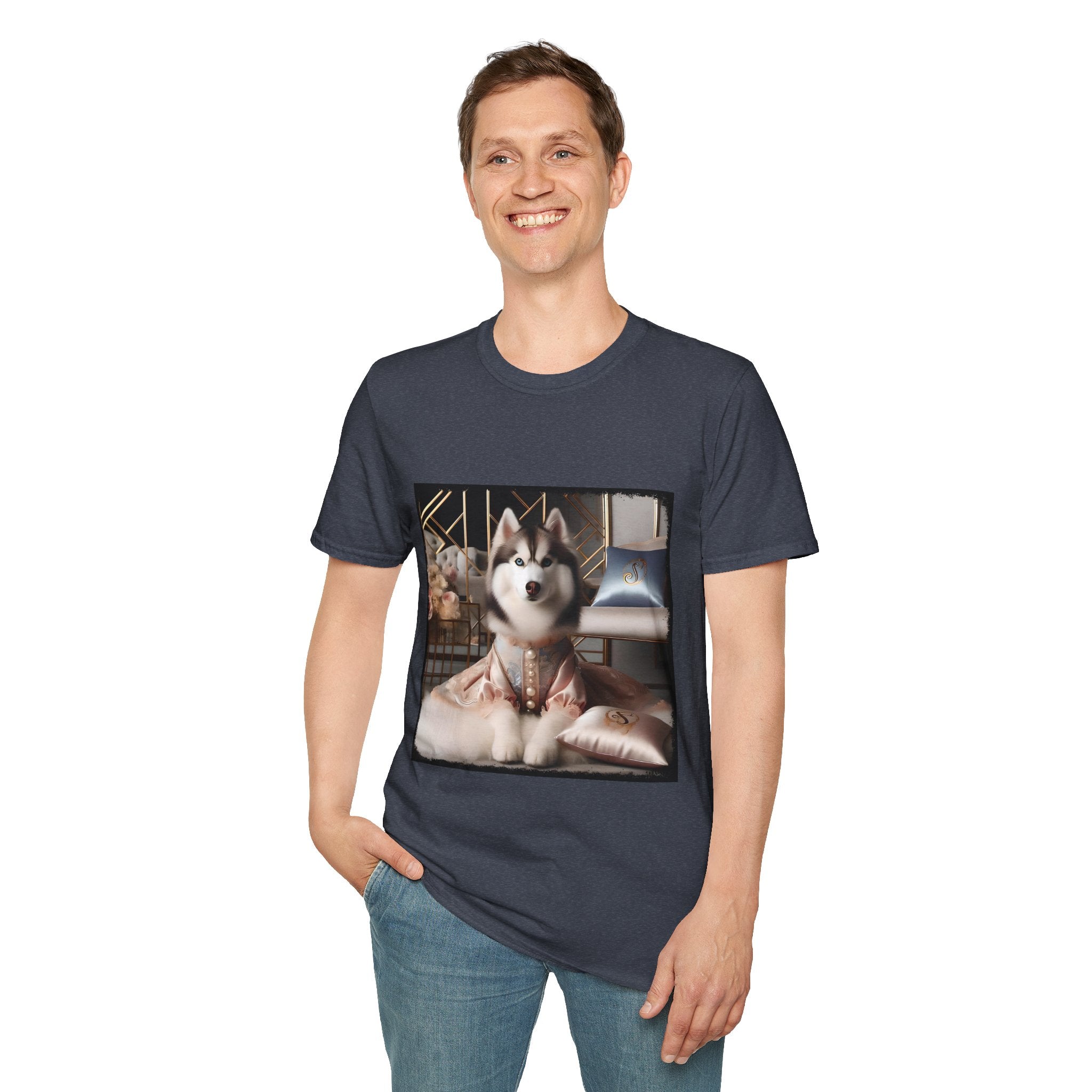 Siberian Husky Satin Diva | Unisex Dog T-Shirt