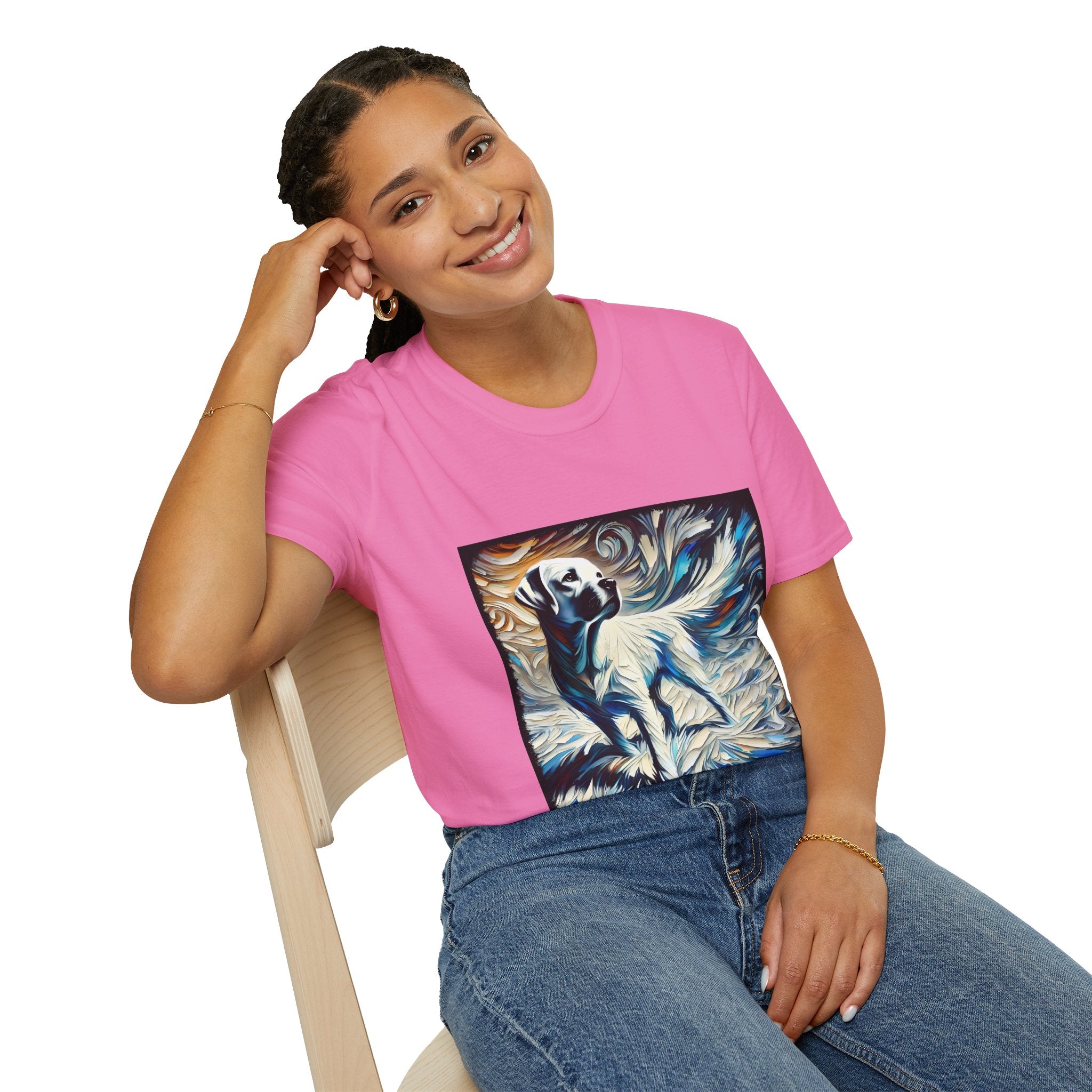 Labrador Retriever Snow Swirl | Unisex Dog T-Shirt