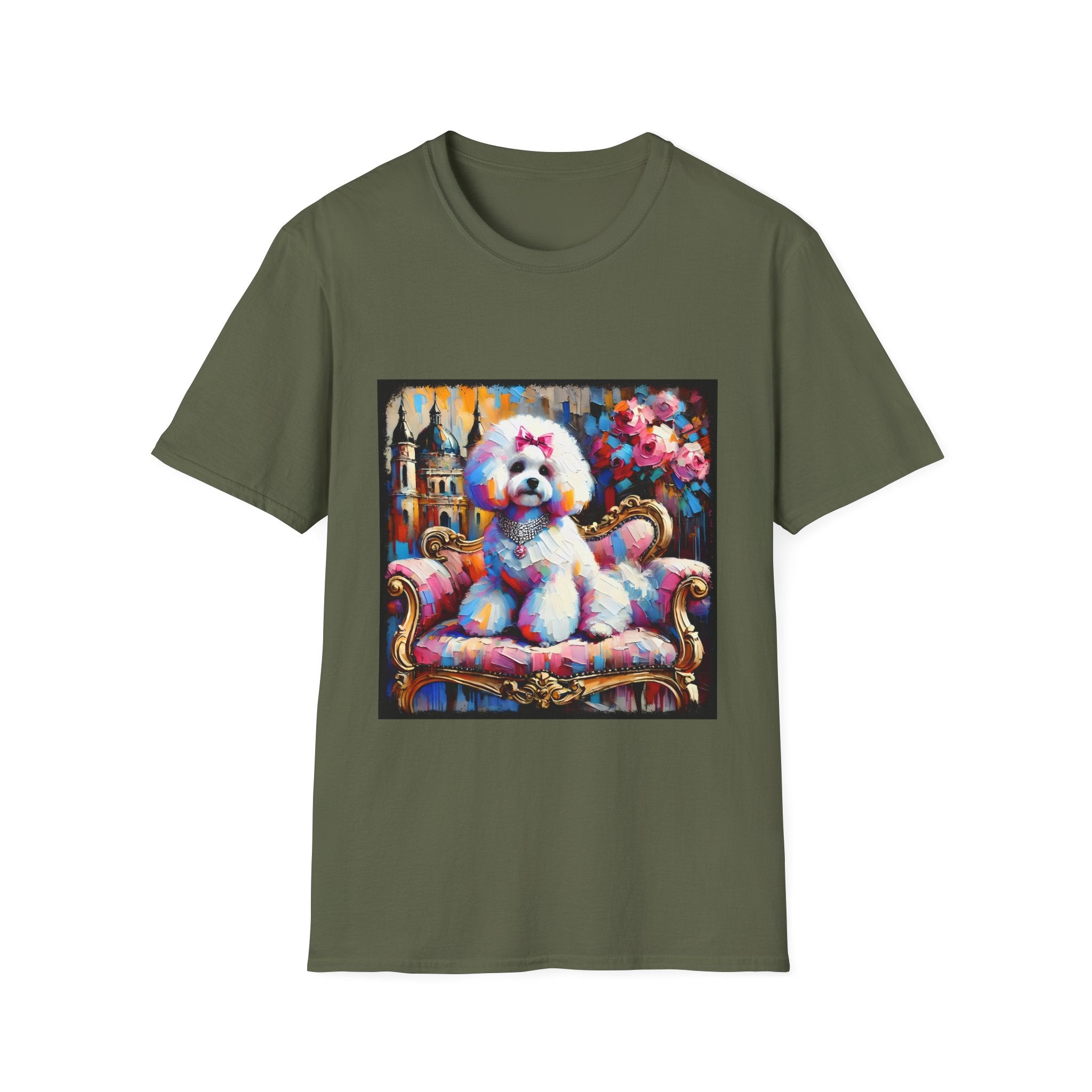 Bichon Frise diamond Princess Classic | Unisex Dog T-Shirt