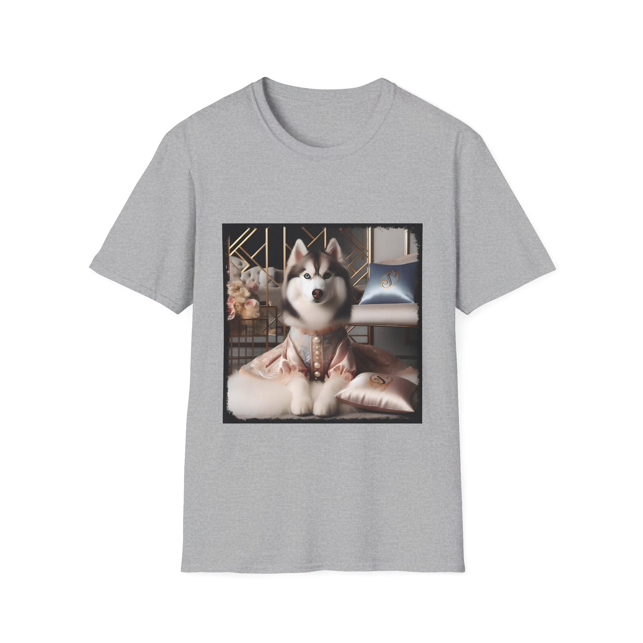Siberian Husky Satin Diva | Unisex Dog T-Shirt