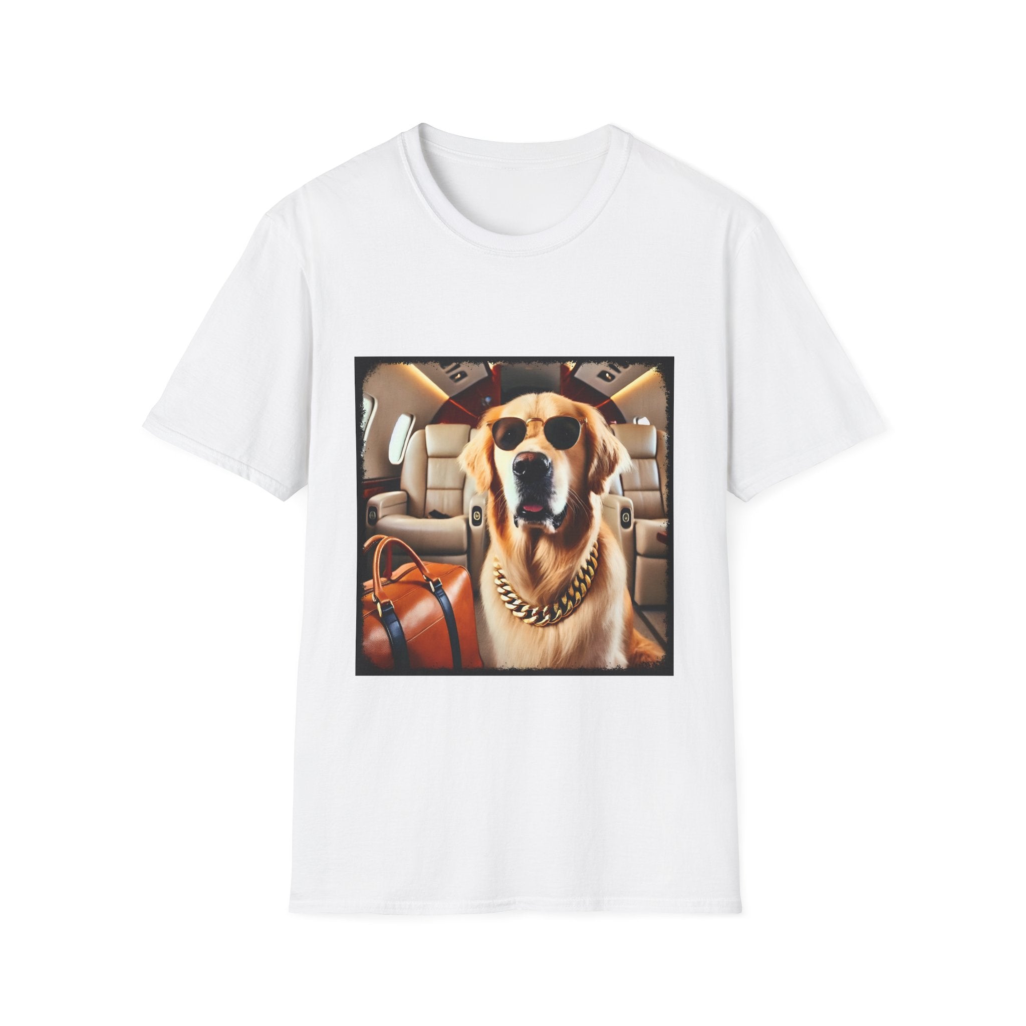 Golden Retriever Billionaire Class  | Unisex Dog T-Shirt