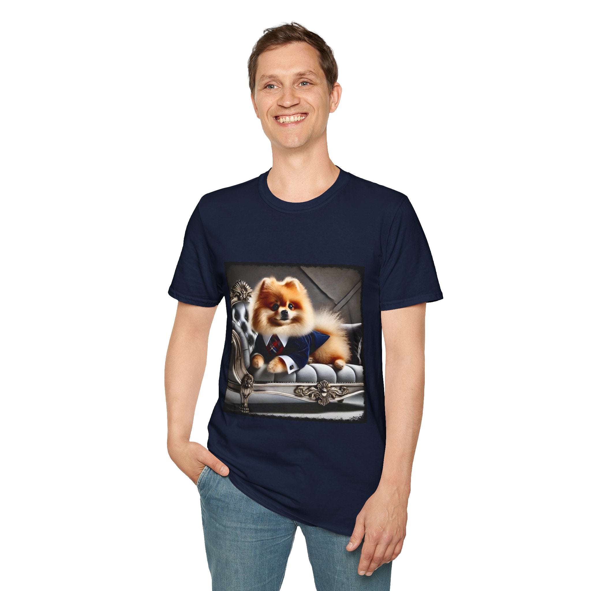 Pomeranian Mister Fetch | Unisex Dog T-Shirt