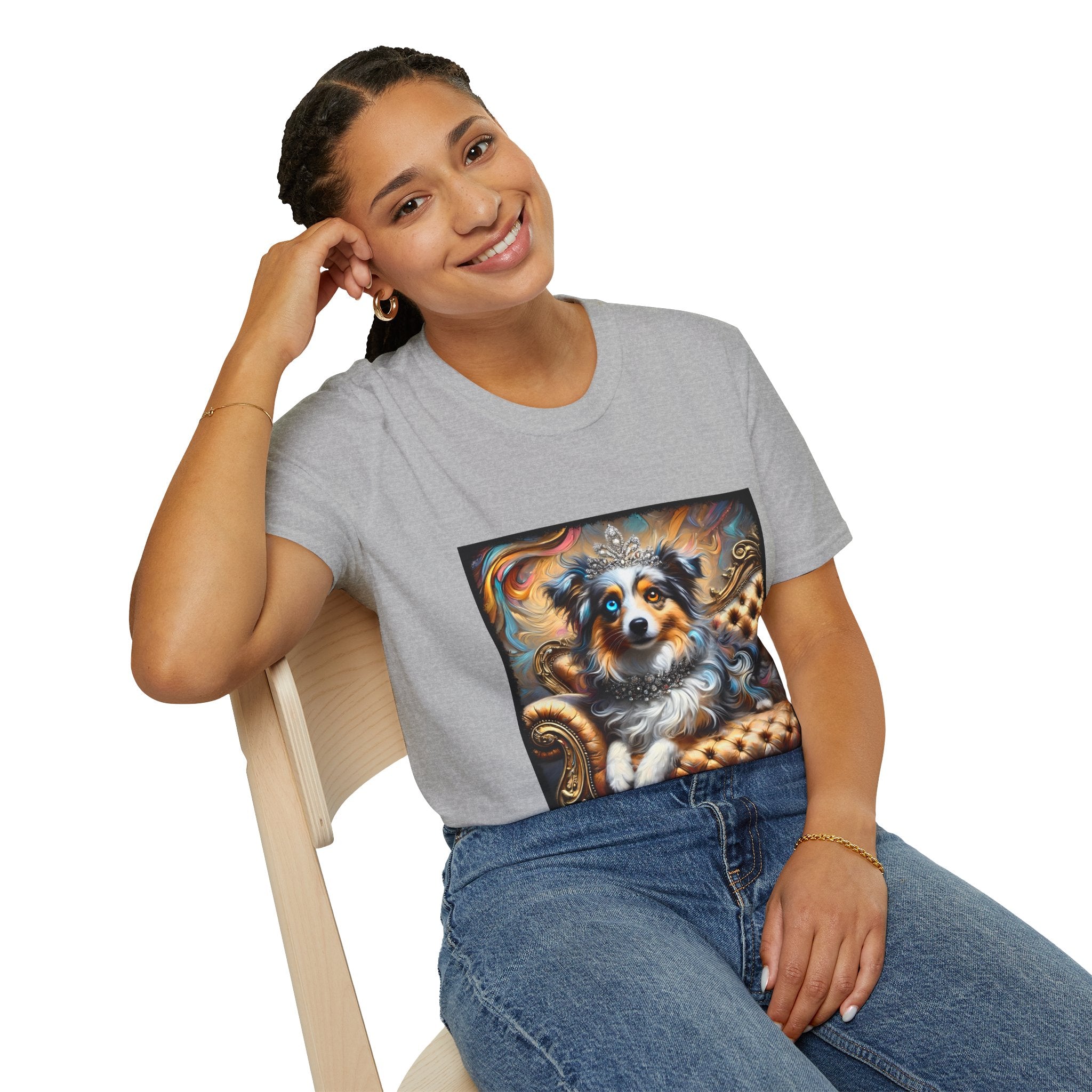 Miniature American Shepherd Stunning Swirl | Unisex Dog T-Shirt