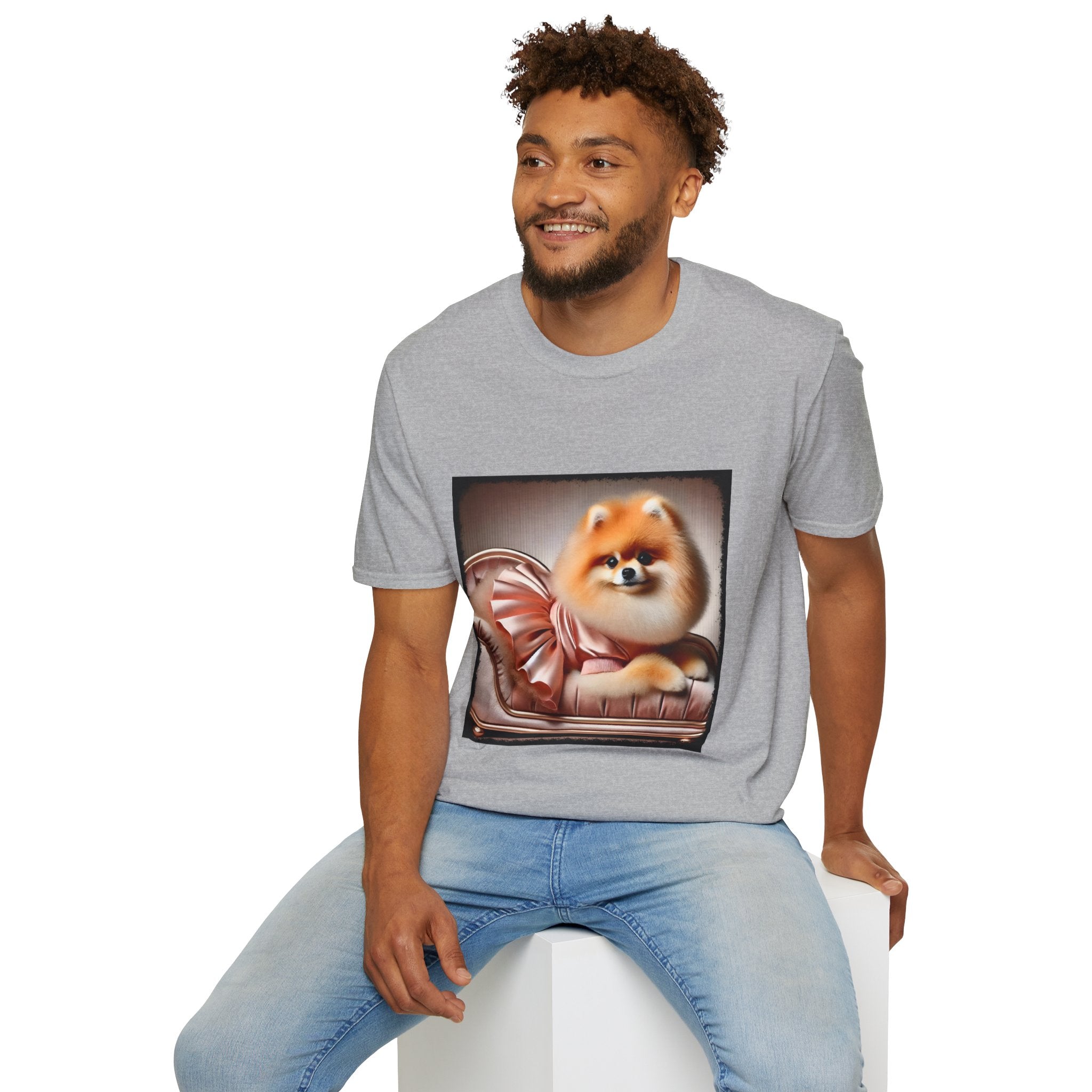 Pomeranian Peach Princess | Unisex Dog T-Shirt