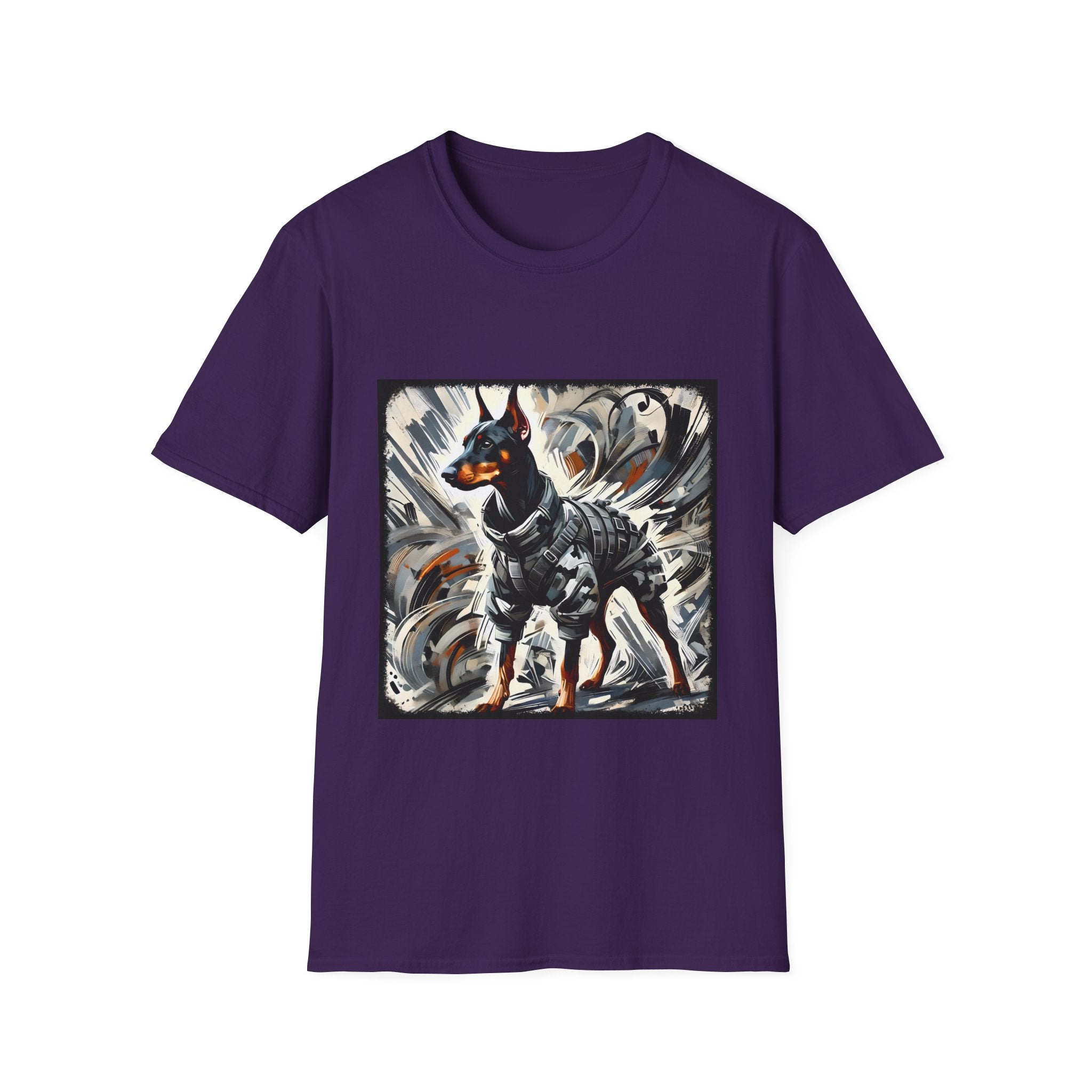Doberman Pinscher Bold Armor Classic | Unisex Dog T-Shirt