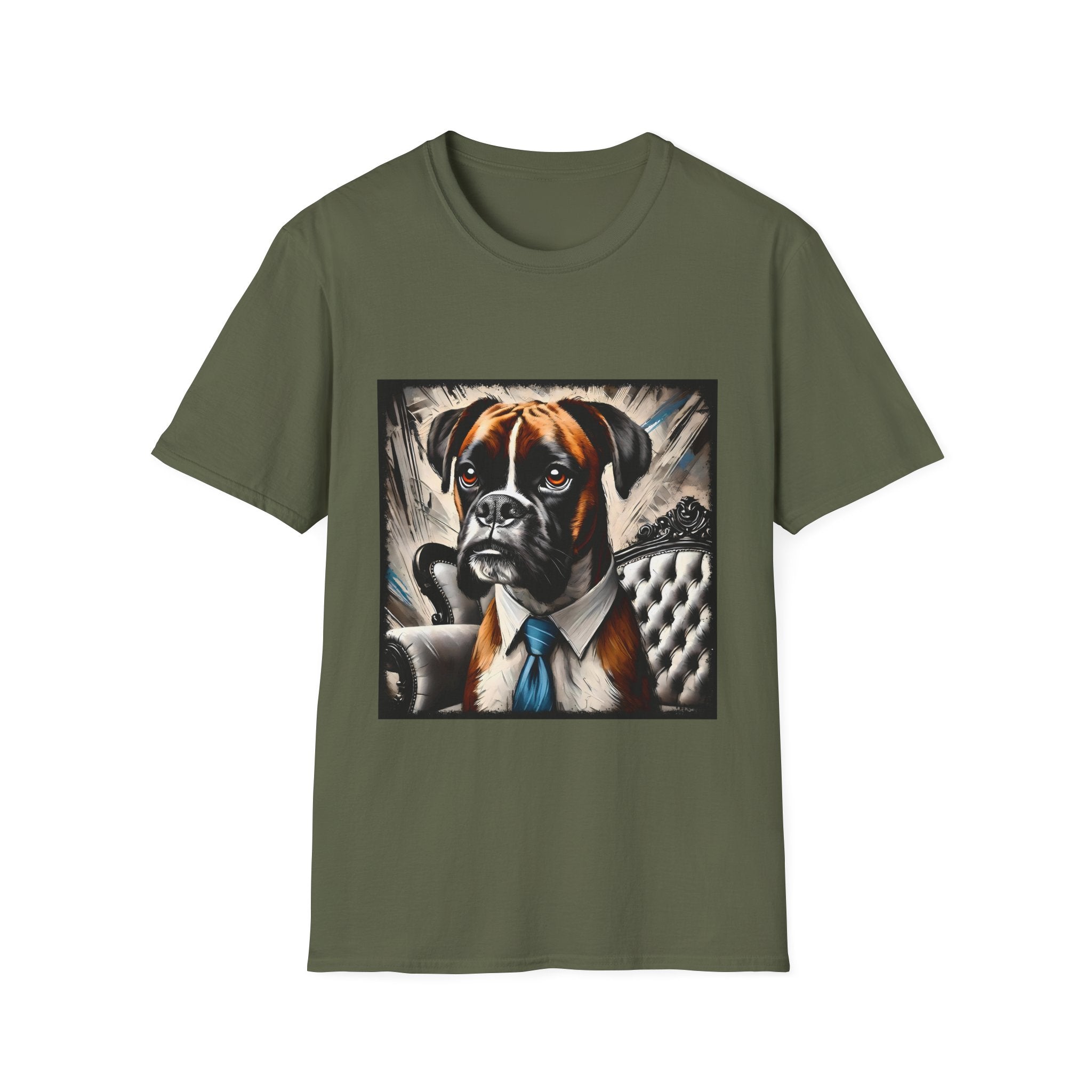 Boxer Bold Gentleman | Unisex Dog T-Shirt