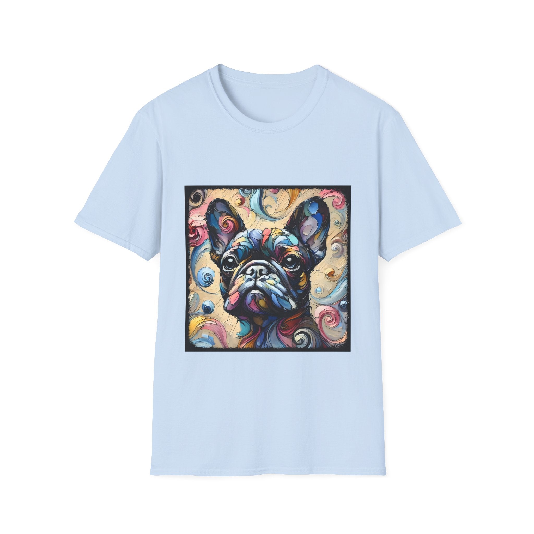 French Bulldog Pastel Swirl | Unisex Dog T-Shirt