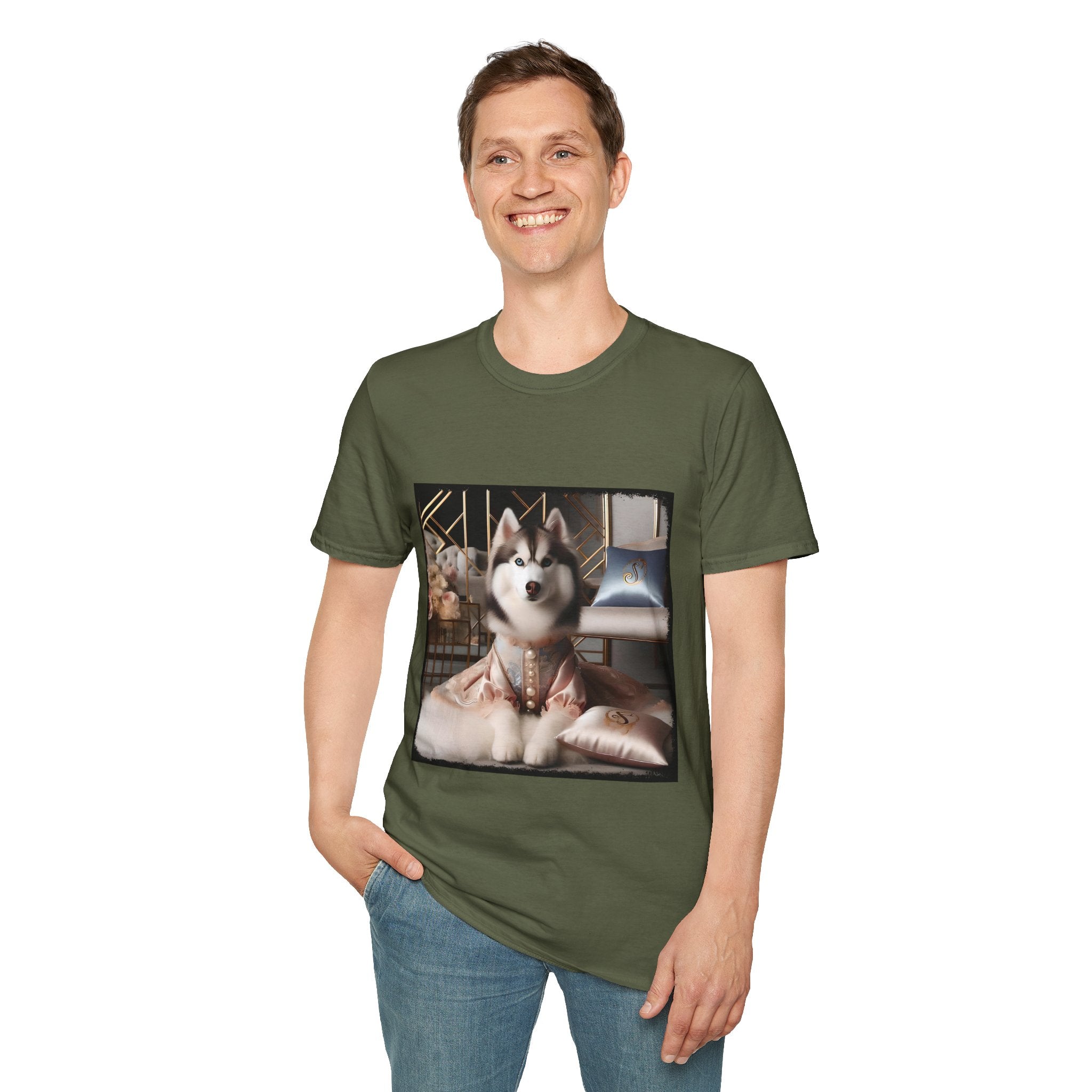 Siberian Husky Satin Diva | Unisex Dog T-Shirt