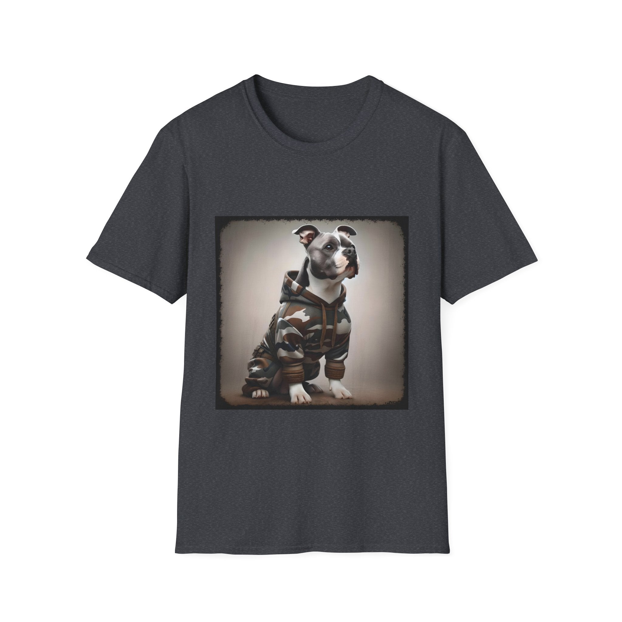American Pit Bull Terrier Camo Cutie | Unisex Dog T-Shirt