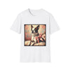 Boston Terrier Pink Bow Classic | Unisex Dog T-Shirt