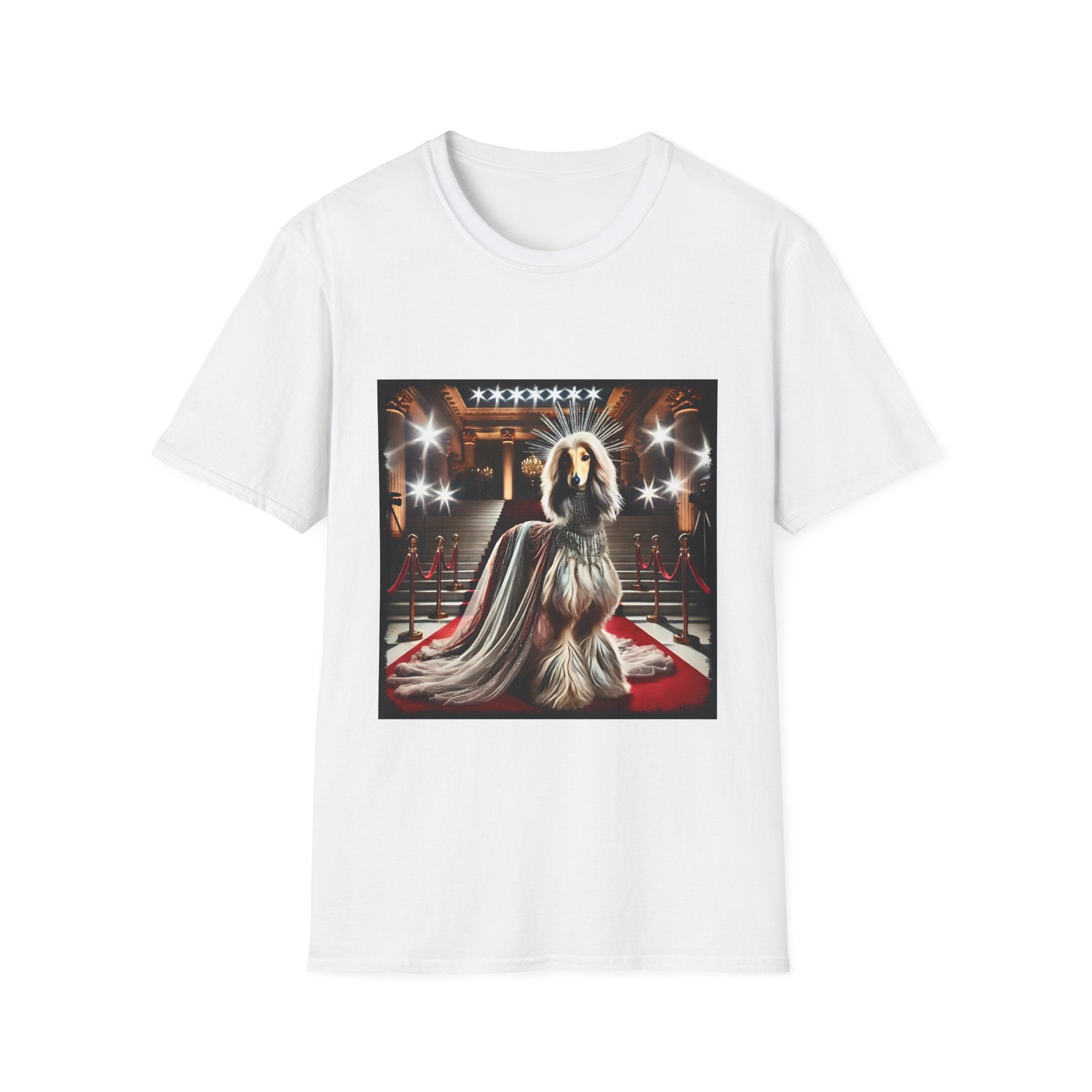 Afghan Hound Gala Glamour | Unisex Dog T-Shirt