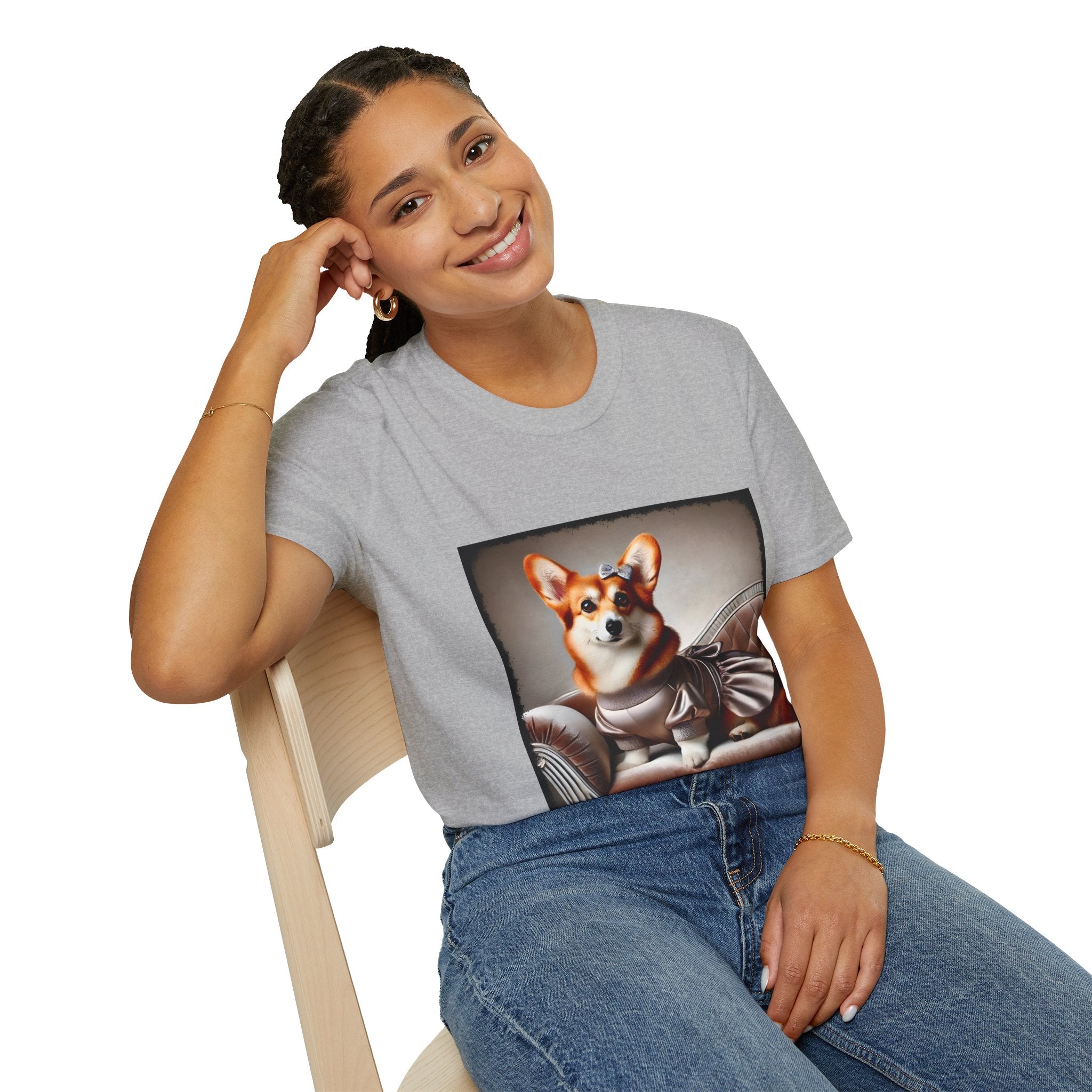 Pembroke Welsh Corgi Silver Belle | Unisex Dog T-Shirt