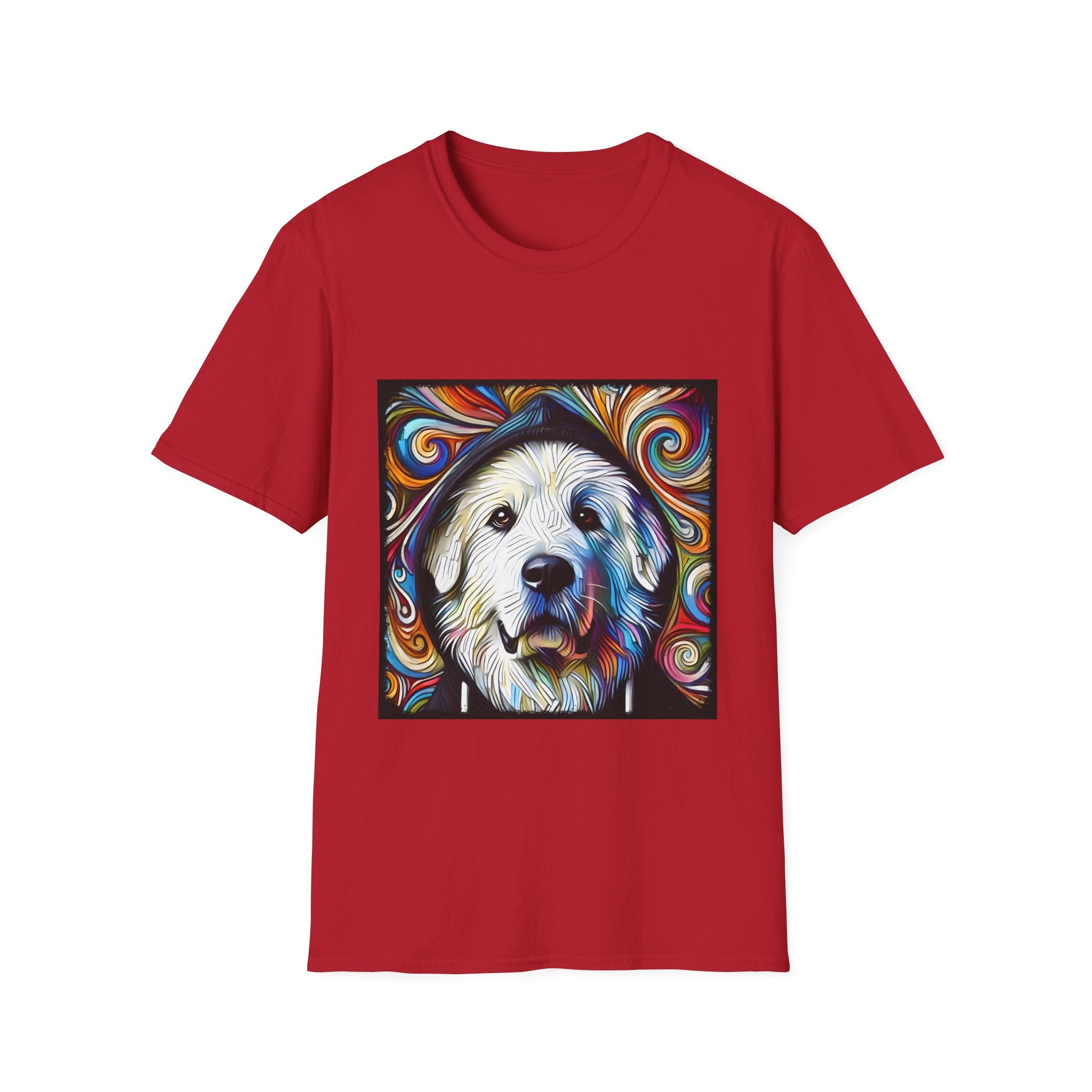 Great Pyrenees Relaxed Swirl | Unisex Dog T-Shirt