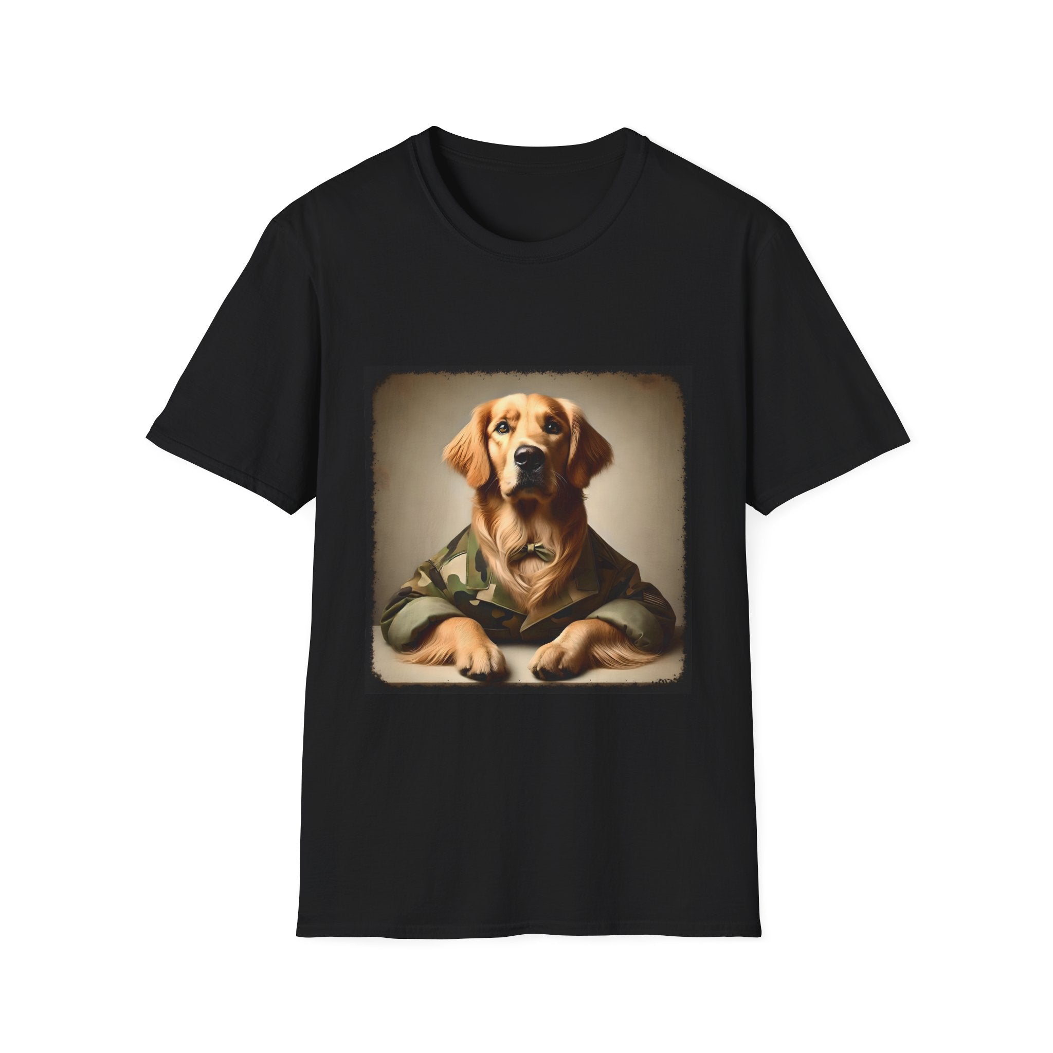 Golden Retriever Camo Gent | Unisex Dog T-Shirt