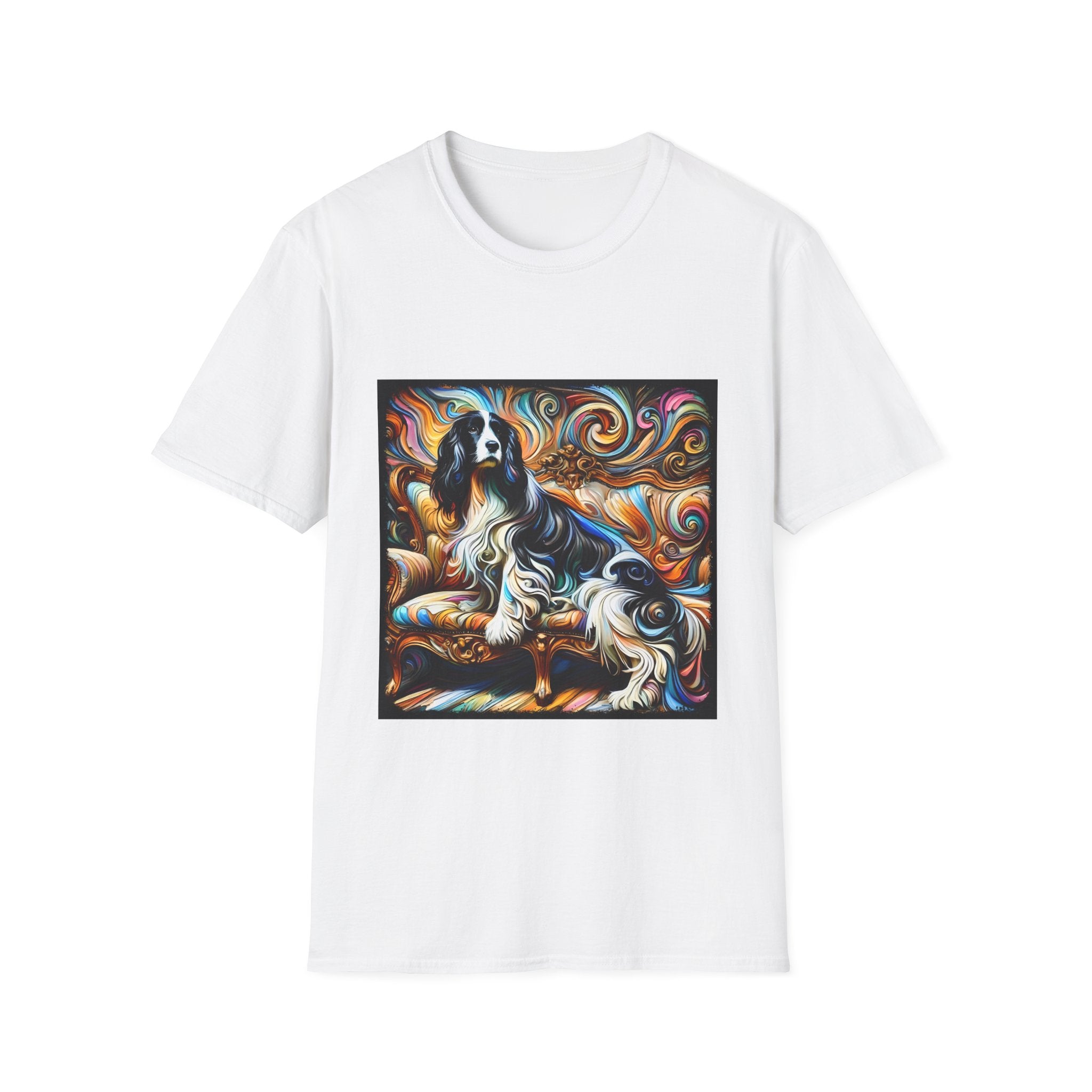 English Springer Spaniel Dynamic Swirl | Unisex Dog T-Shirt