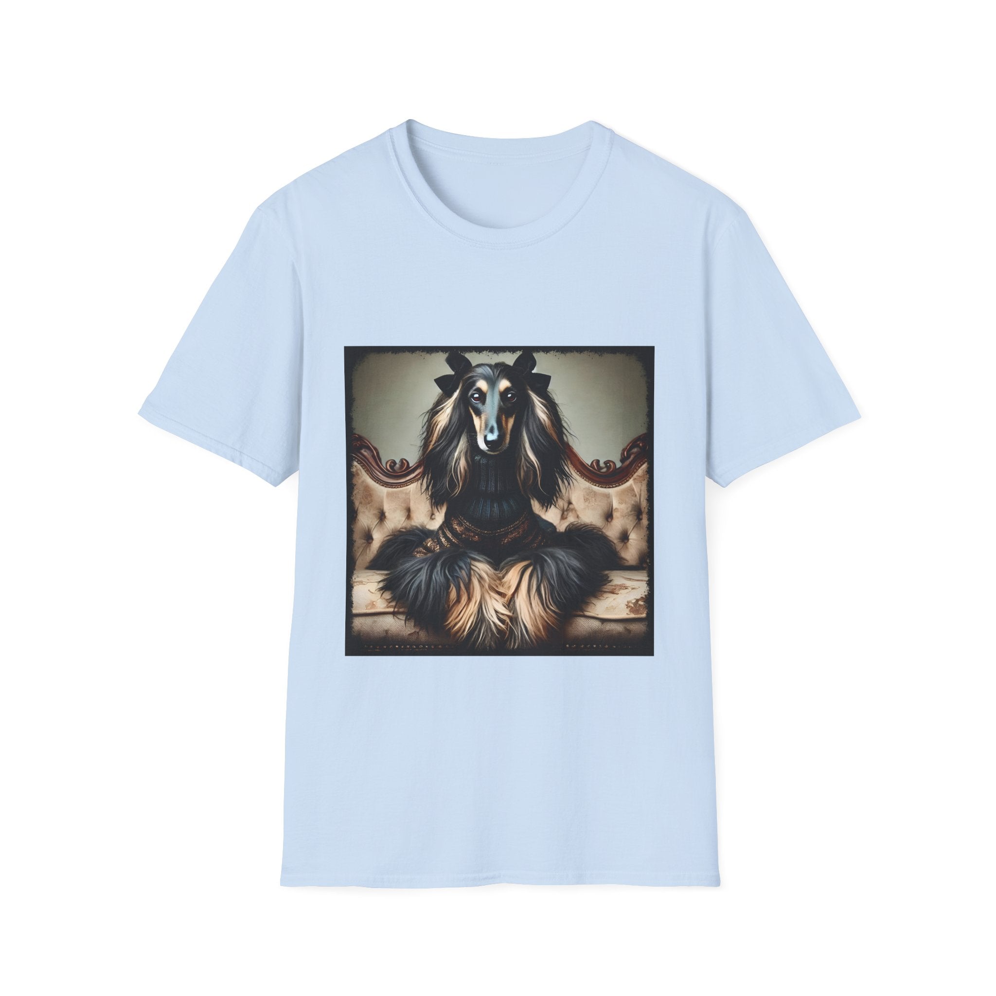 Afghan Hound Bold Icon | Unisex Dog T-Shirt
