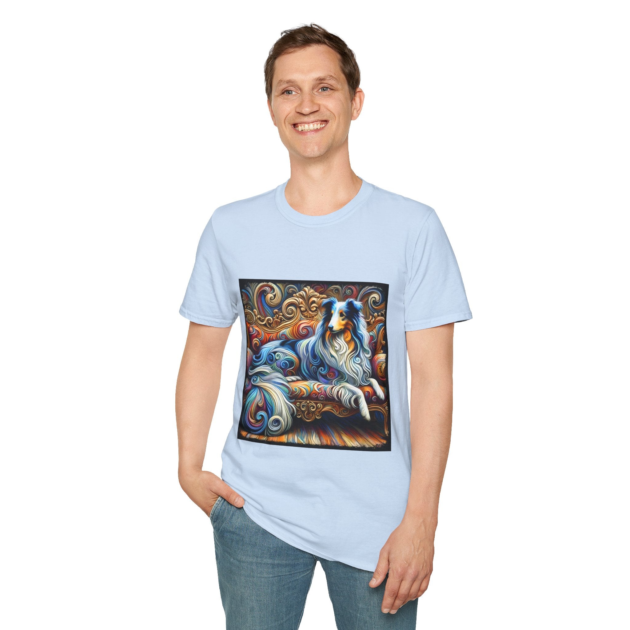 Collie Stunning Swirl | Unisex Dog T-Shirt