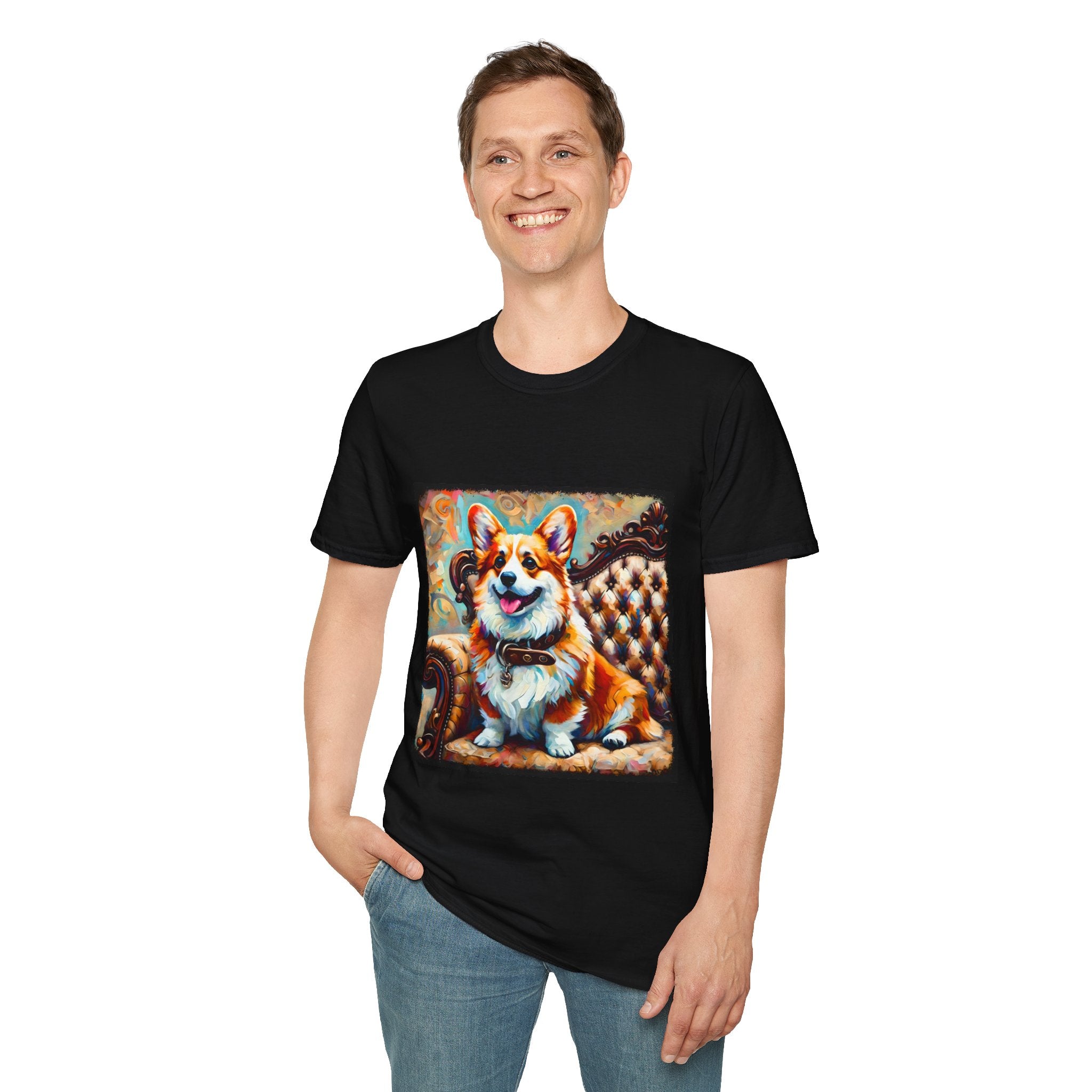 Pembroke Welsh Corgi Warm Swirl | Unisex Dog T-Shirt