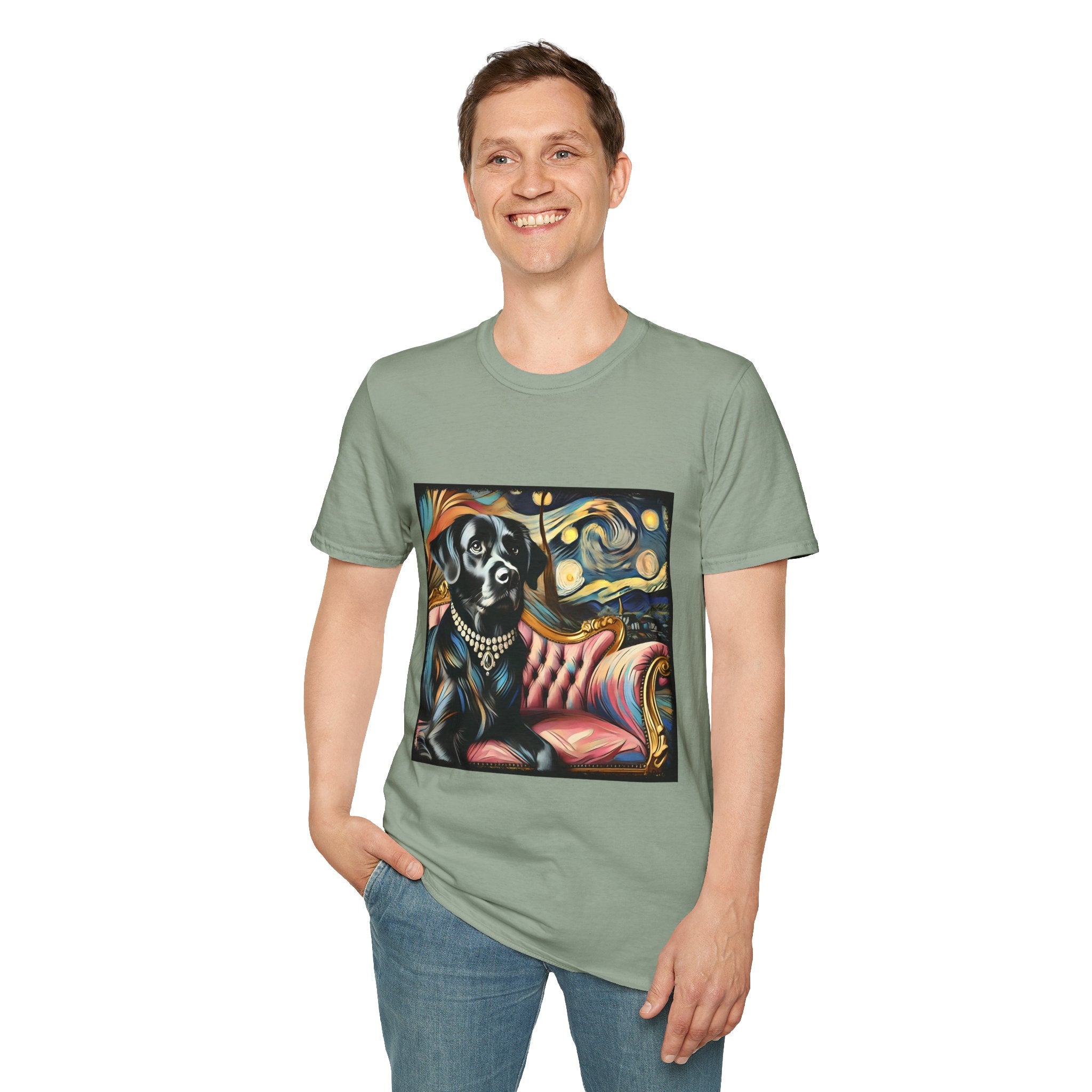 Labrador Retriever Starry Swirl | Unisex Dog T-Shirt