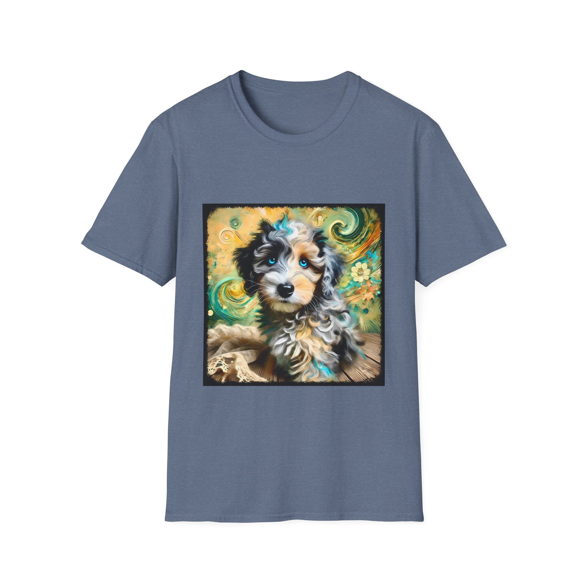 Aussiedoodle Emerald Swirl | Unisex Dog T-Shirt