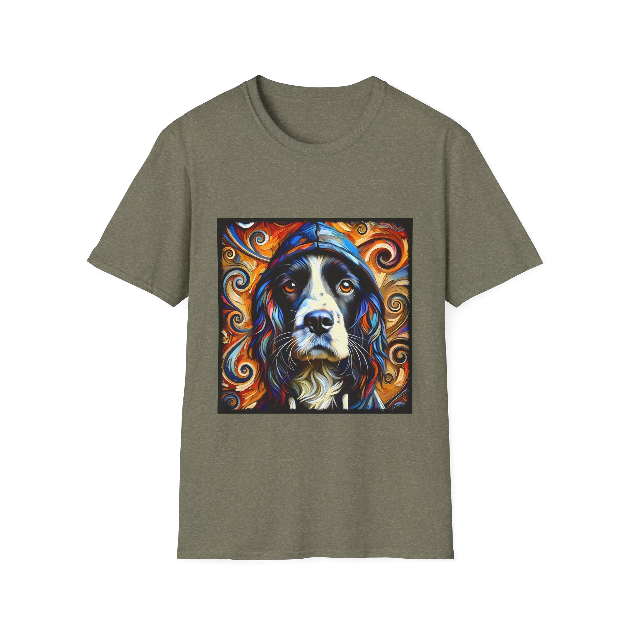 English Springer Spaniel Relaxed Swirl | Unisex Dog T-Shirt