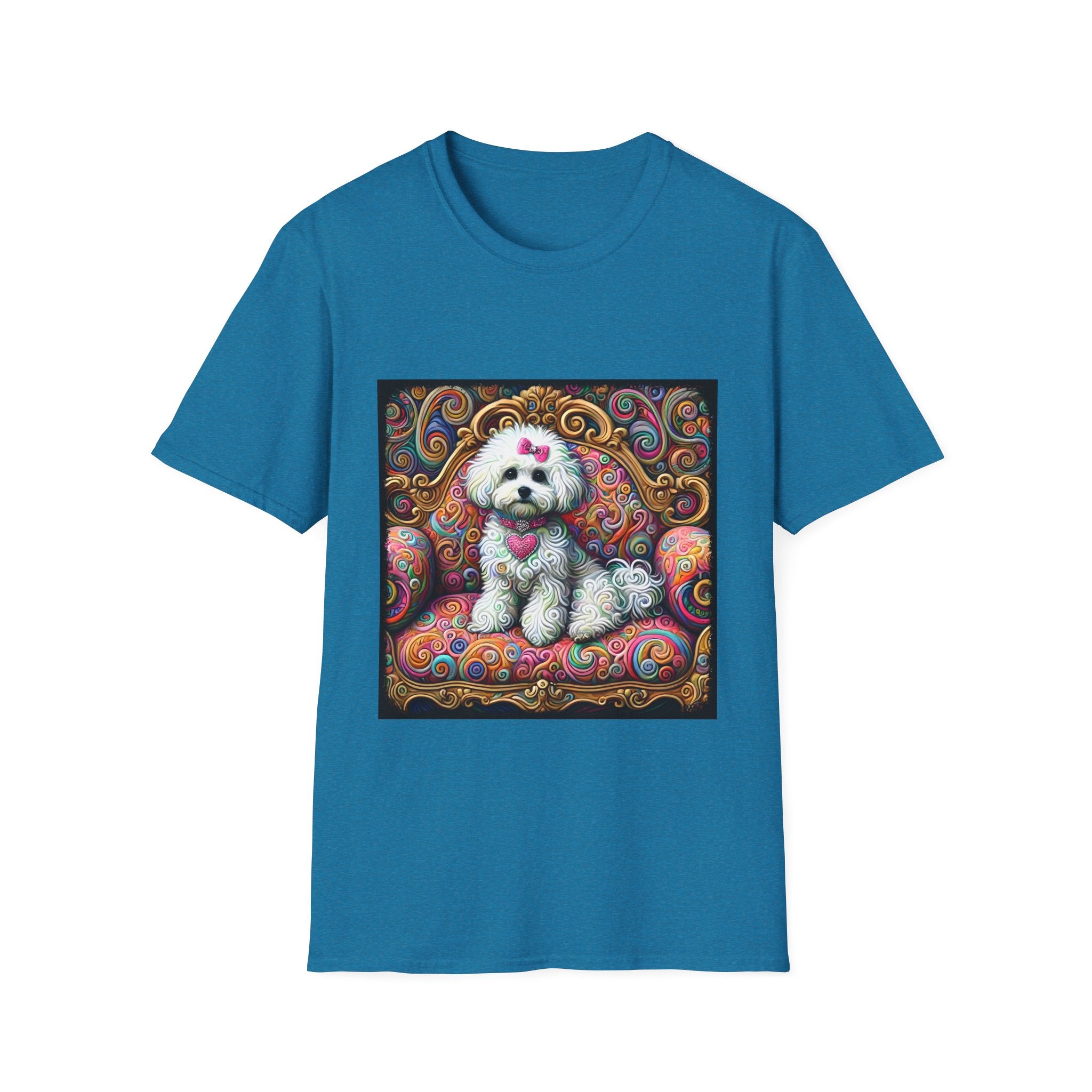 Bichon Frise Love Swirl | Unisex Dog T-Shirt