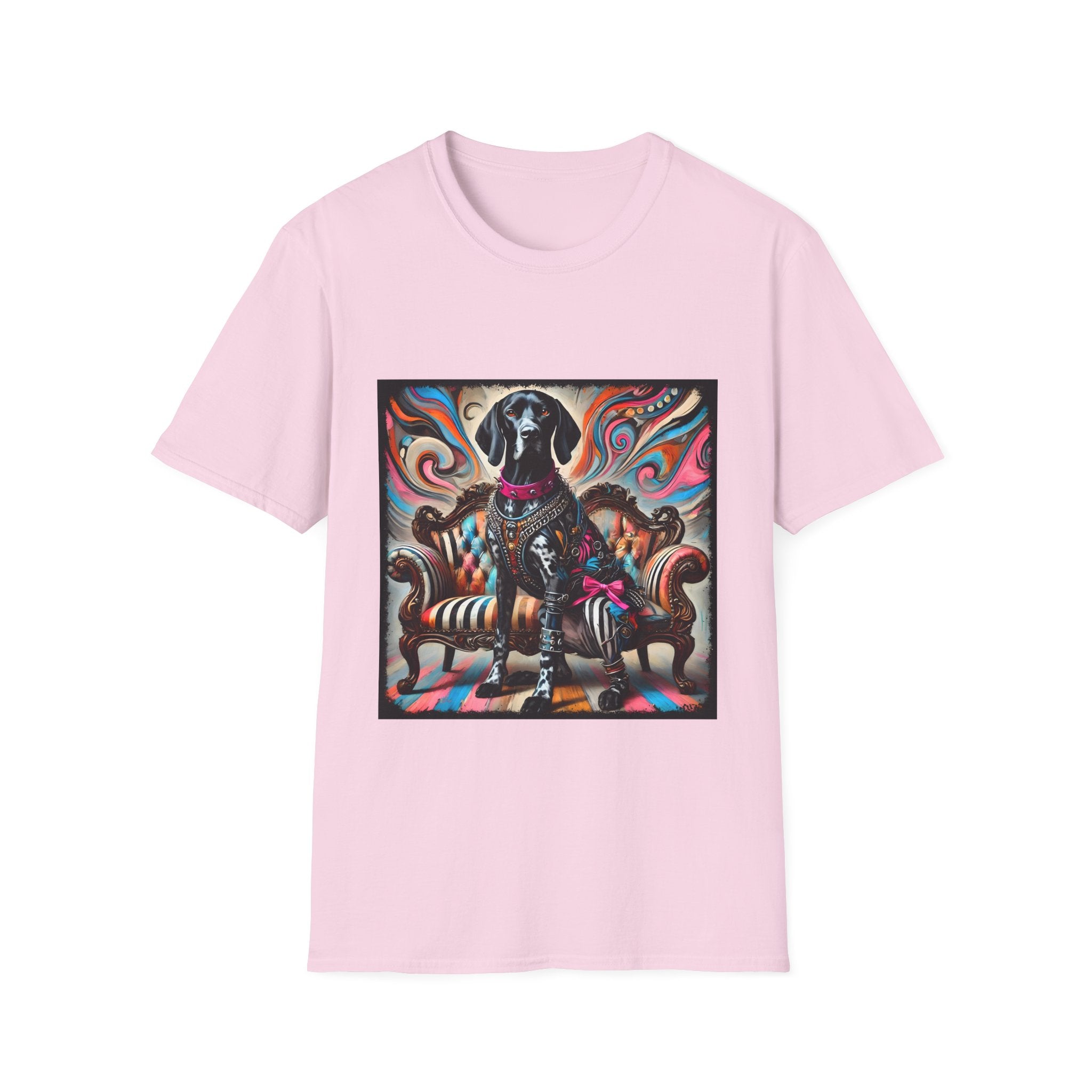 German Shorthaired Pointer Rebel Rocker | Unisex Dog T-Shirt