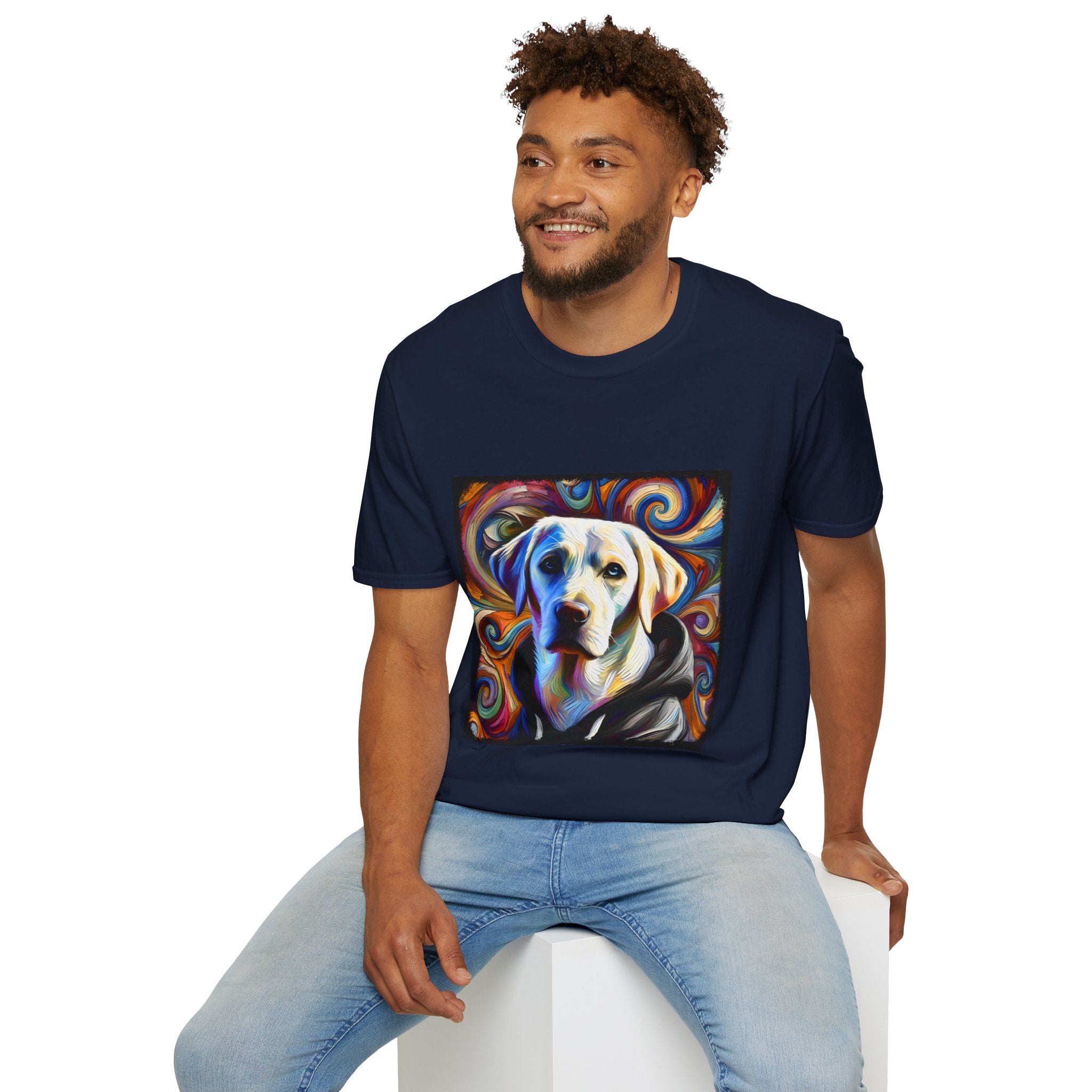 Labrador Retriever Relaxed Swirl | Unisex Dog T-Shirt