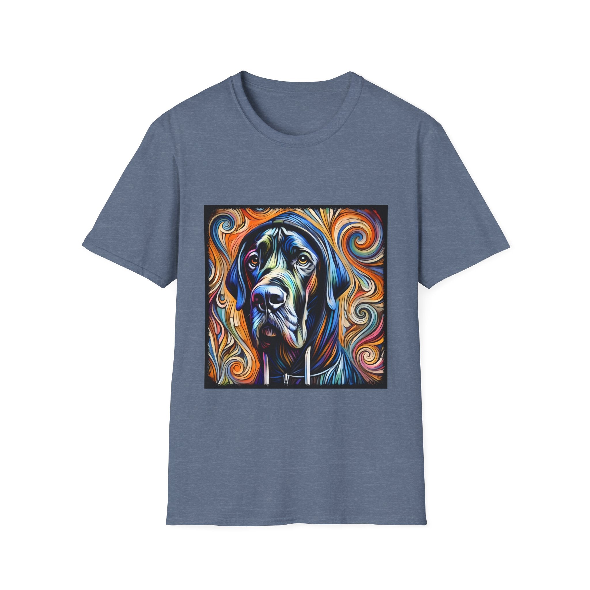 Great Dane Relaxed Swirl II | Unisex Dog T-Shirt